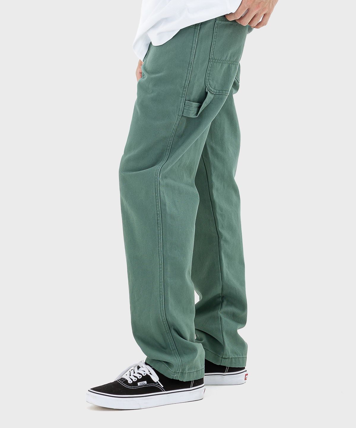 디키즈(DICKIES) 덕 캔버스 카펜터 팬츠 Dark Forest