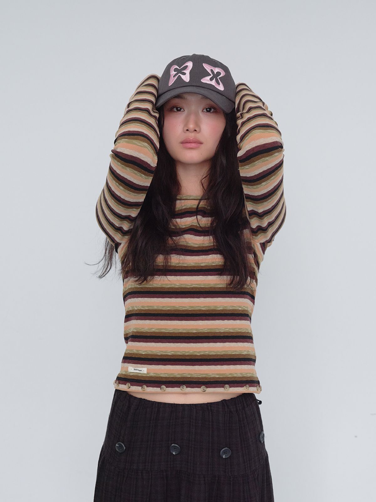 무음(MUWM) 럭키 루키 볼캡 Lucky Rookie Ball Cap (Charcoal)