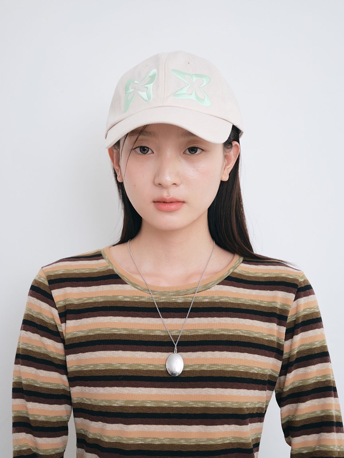 무음(MUWM) 럭키 루키 볼캡 Lucky Rookie Ball Cap (Cream Beige)