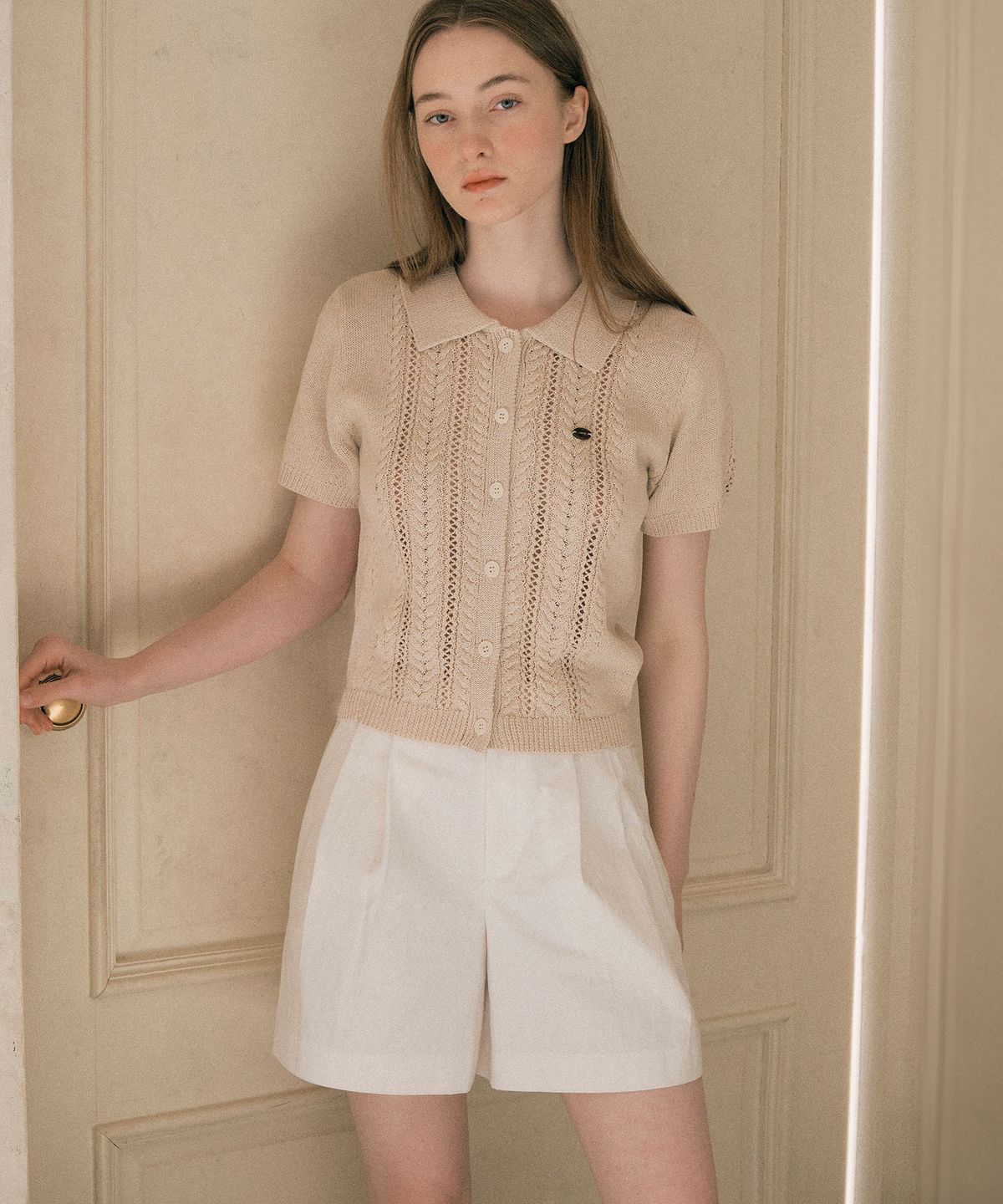로라로라(ROLAROLA) BASIC PINTUCK PANTS WHITE