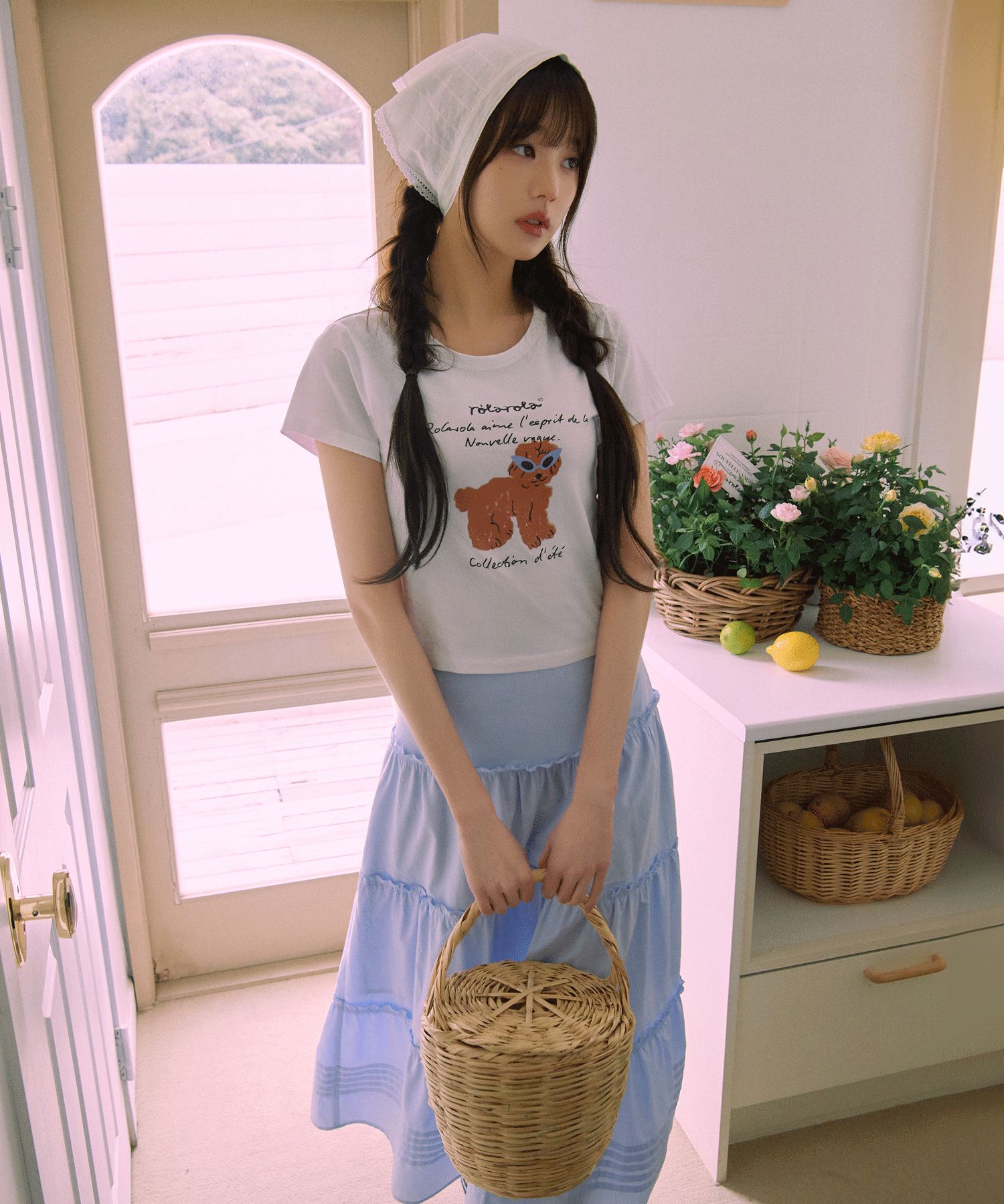 24SS新作【ROLAROLA】FRILL LONG SKIRT 3色◆送料込 24SS新作【ROLAROLA】FRILL LONG SKIRT 3色◇送料込 (rolarola