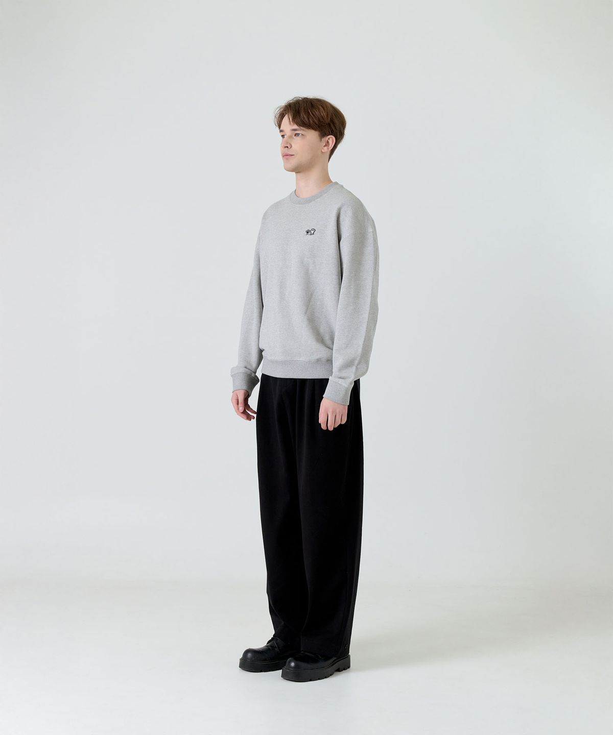 제마 에르베 르 코티디앙(ZEMA ÉLEVER LE QUOTIDIEN) Liberte Sweatshirt - Gray (리베르테 스웻셔츠)
