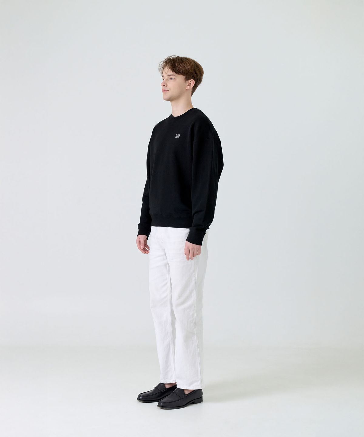 제마 에르베 르 코티디앙(ZEMA ÉLEVER LE QUOTIDIEN) Liberte Sweatshirt - Black (리베르테 스웻셔츠)