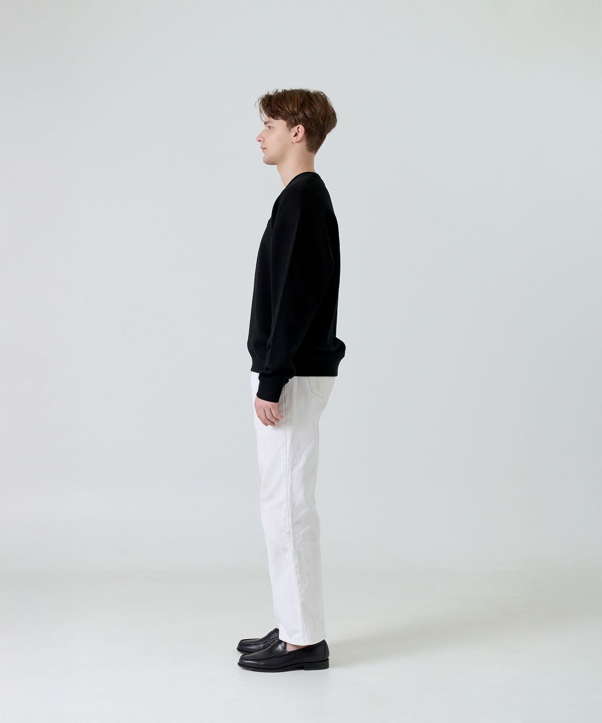 제마 에르베 르 코티디앙(ZEMA ÉLEVER LE QUOTIDIEN) Liberte Sweatshirt - Black (리베르테 스웻셔츠)