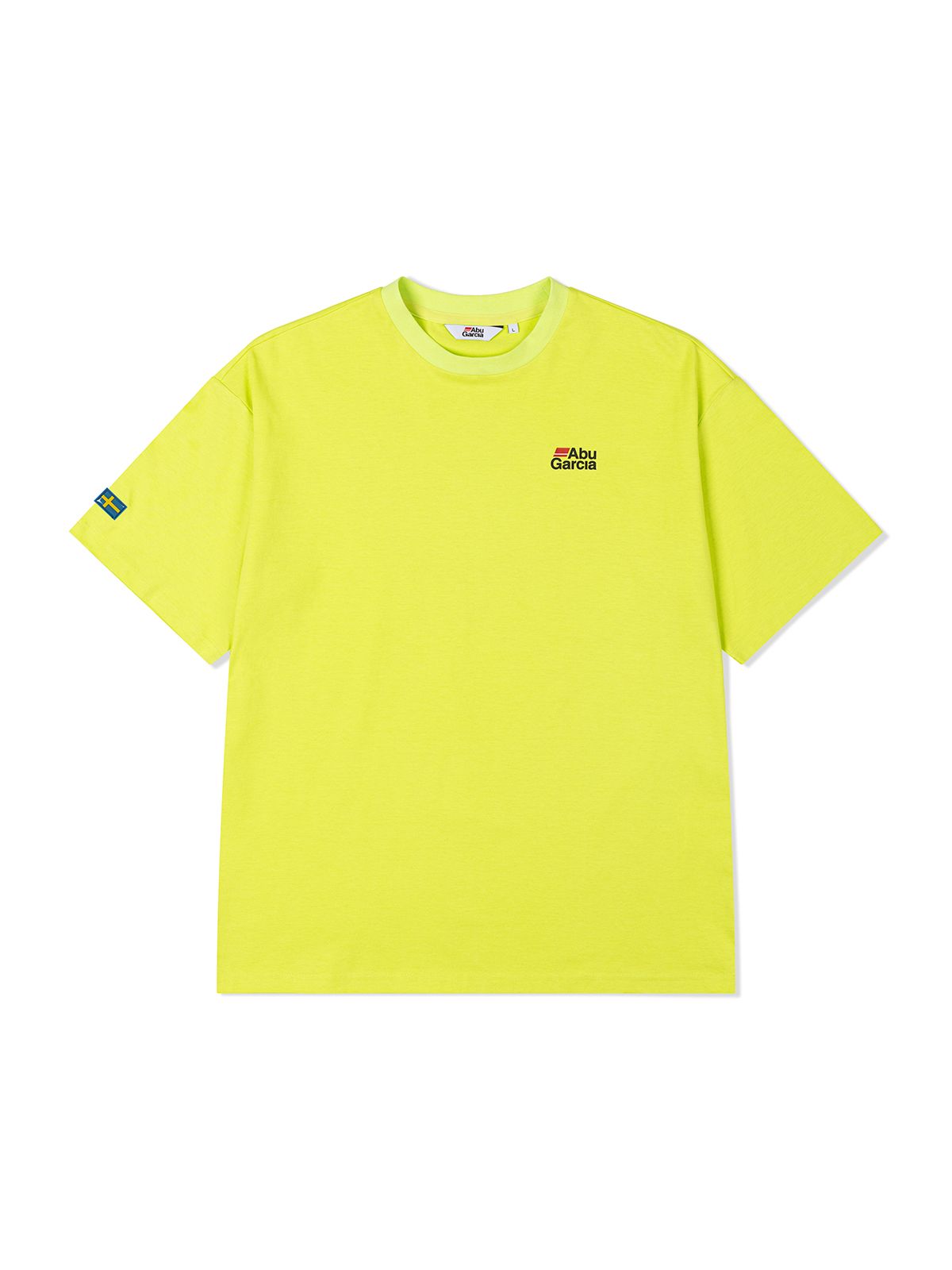 아부가르시아(ABU GARCIA) 그래픽 반팔 티셔츠 NEON GREEN