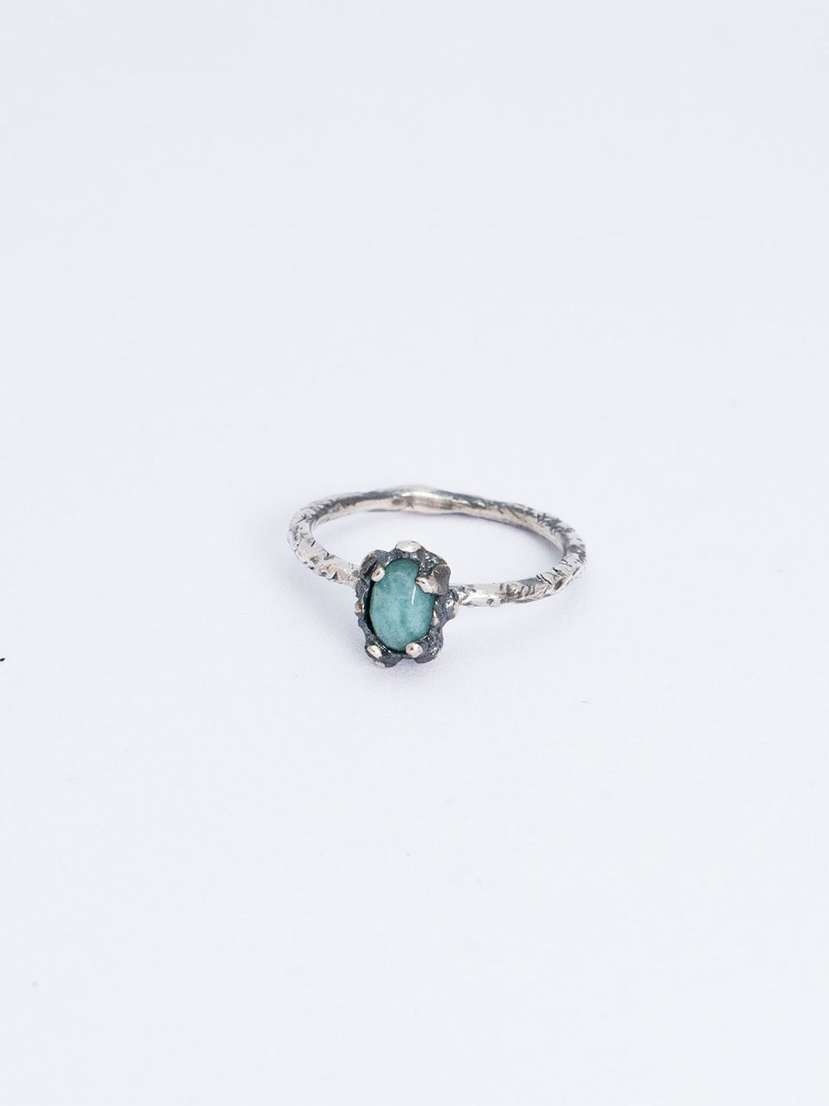 하랑(HARANG) HR 122R_Antique Gemstone Ring (Milky Aquamarine)