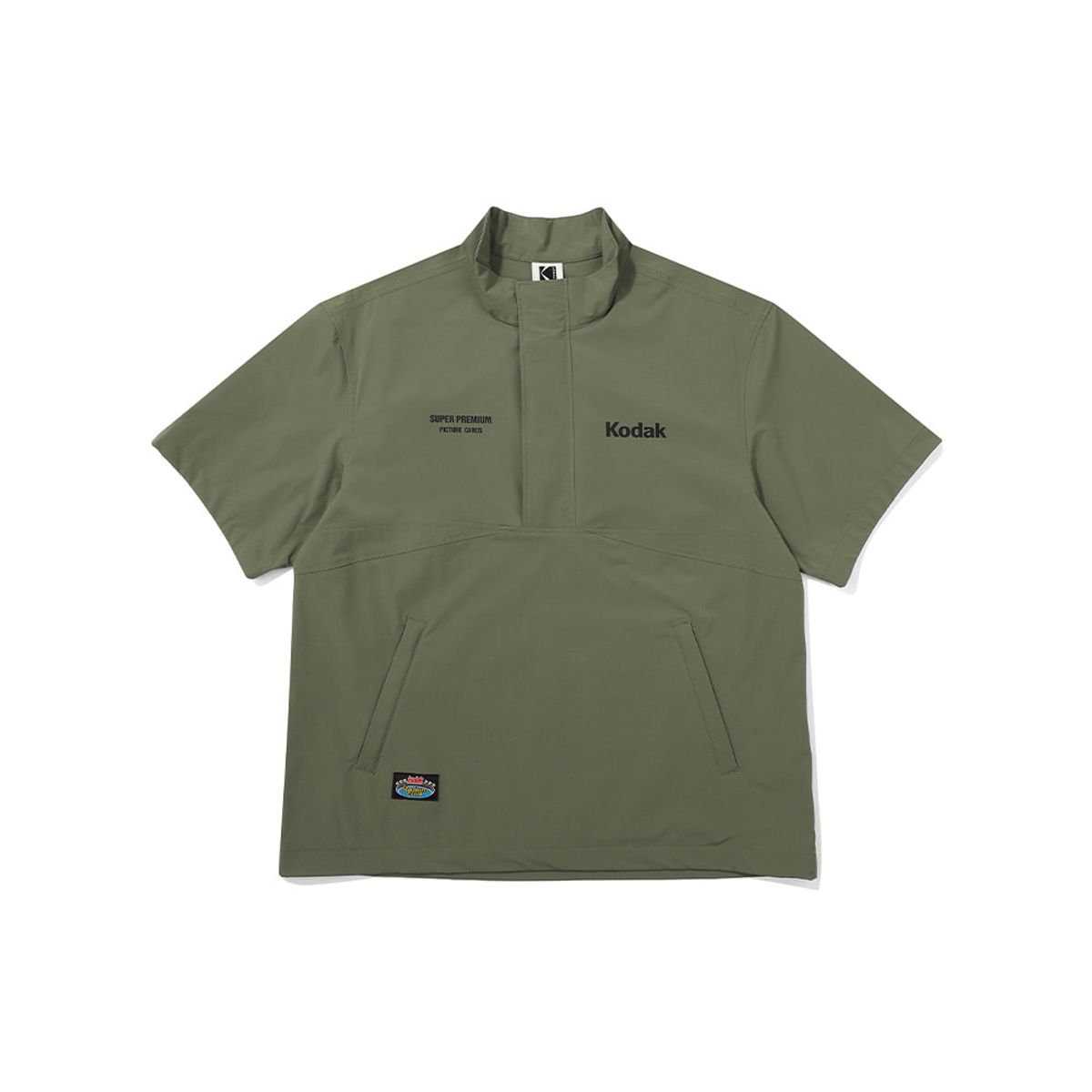 코닥(KODAK) 스테디움 클럽 반팔 아노락 KHAKI
