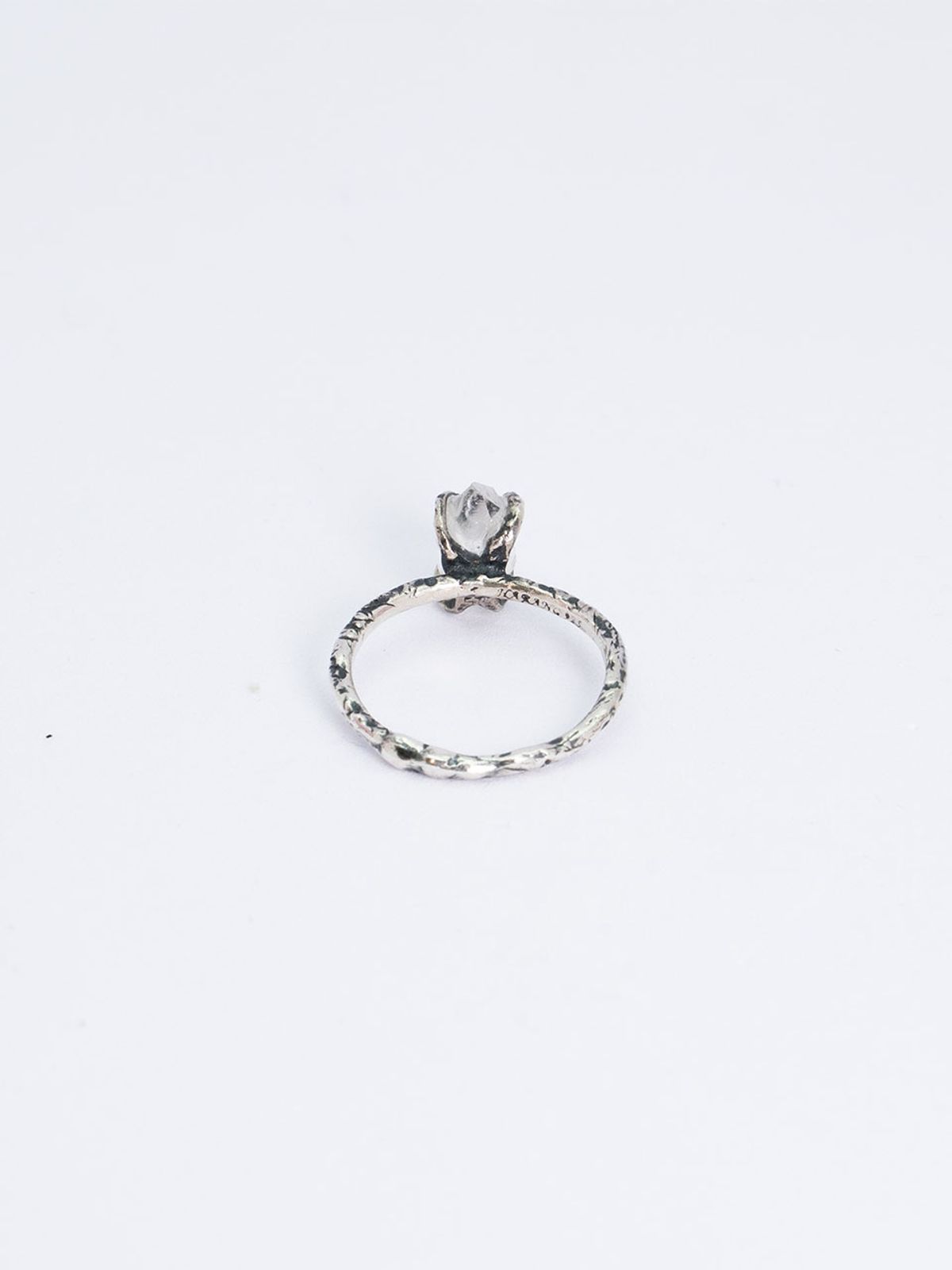하랑(HARANG) HR 125R_Antique Gemstone Ring (Herkimer Diamond Ring)