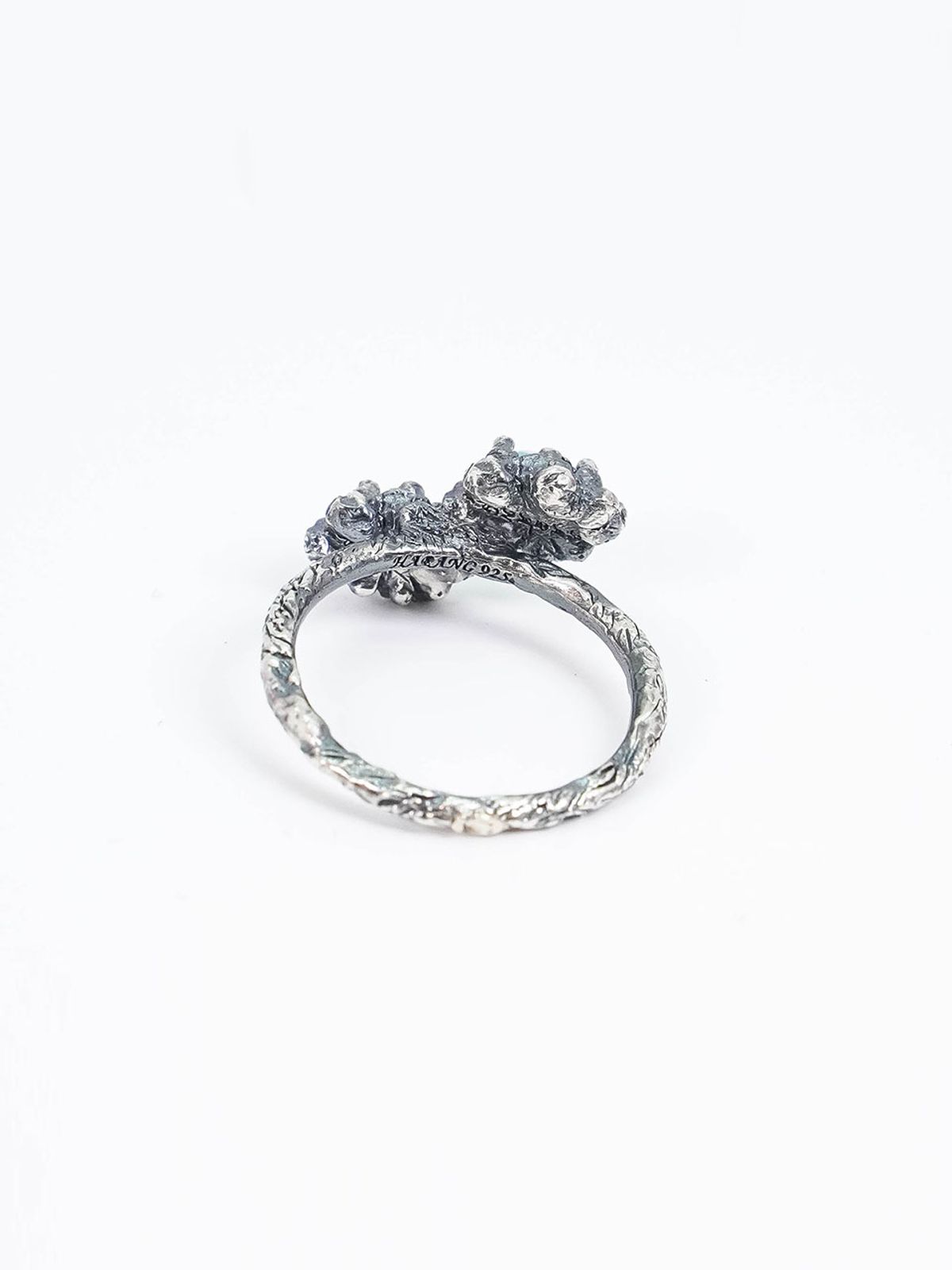 하랑(HARANG) HR 130R_Double Gemstone Ring (Blue)