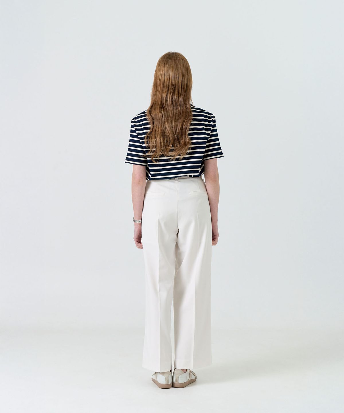 제마 에르베 르 코티디앙(ZEMA ÉLEVER LE QUOTIDIEN) Oldew Striped T-Shirt - Navy (올듀 스트라이프 티셔츠)
