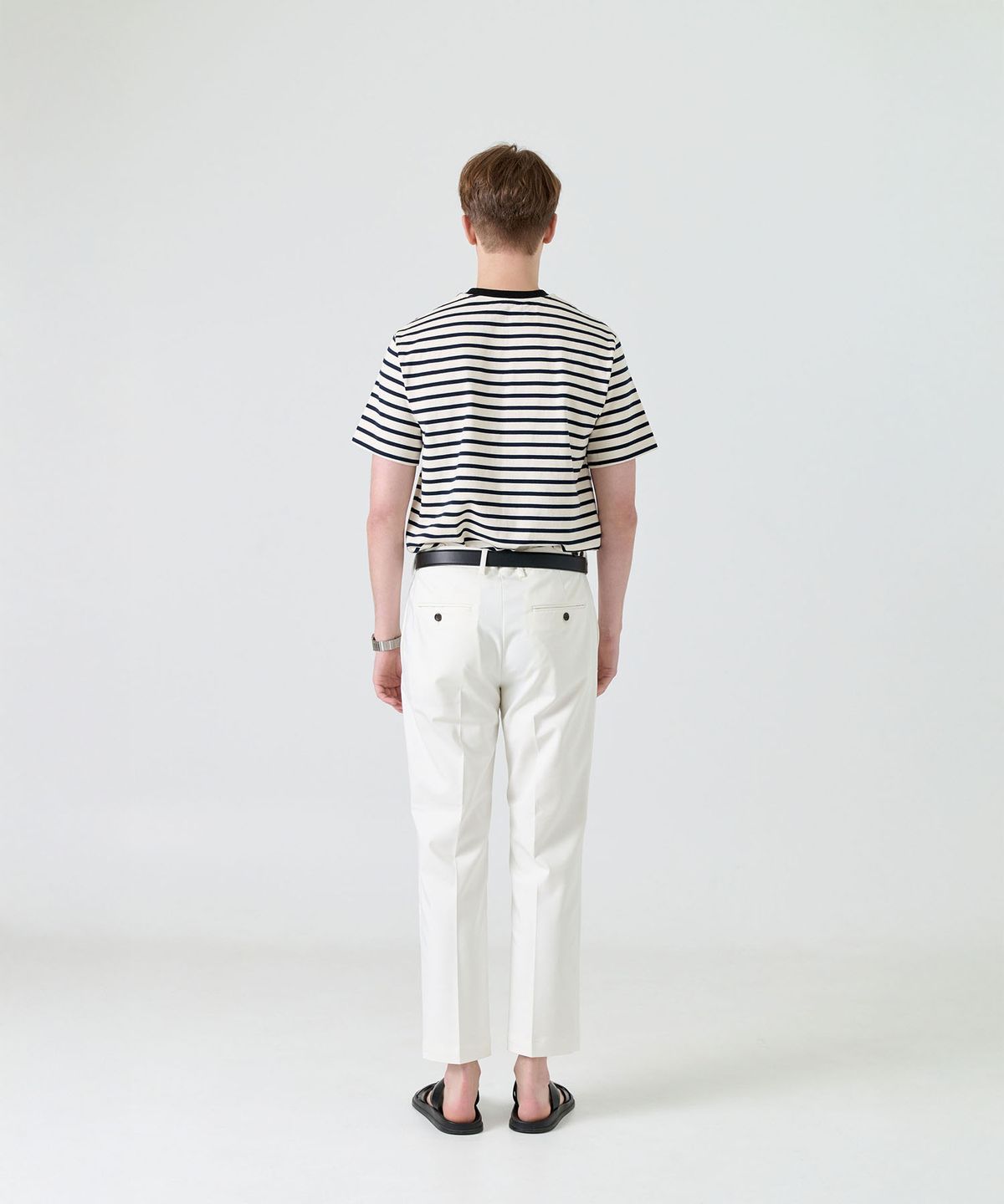 제마 에르베 르 코티디앙(ZEMA ÉLEVER LE QUOTIDIEN) Oldew Striped T-Shirt - Ivory (올듀 스트라이프 티셔츠)