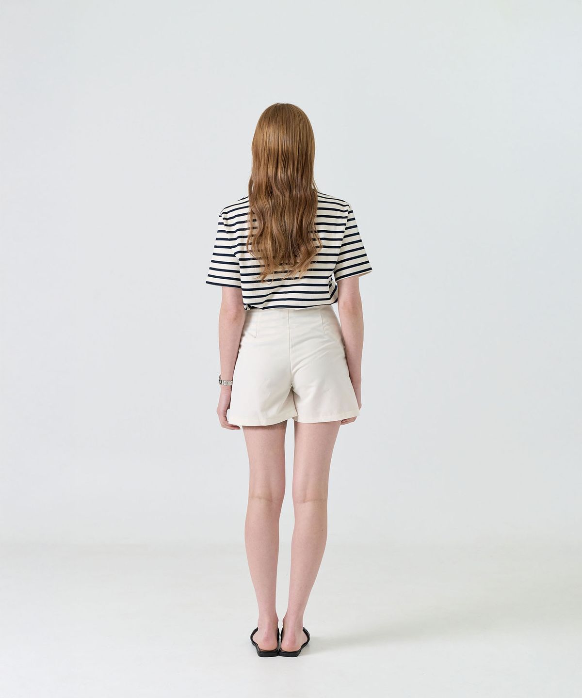 제마 에르베 르 코티디앙(ZEMA ÉLEVER LE QUOTIDIEN) Oldew Striped T-Shirt - Ivory (올듀 스트라이프 티셔츠)