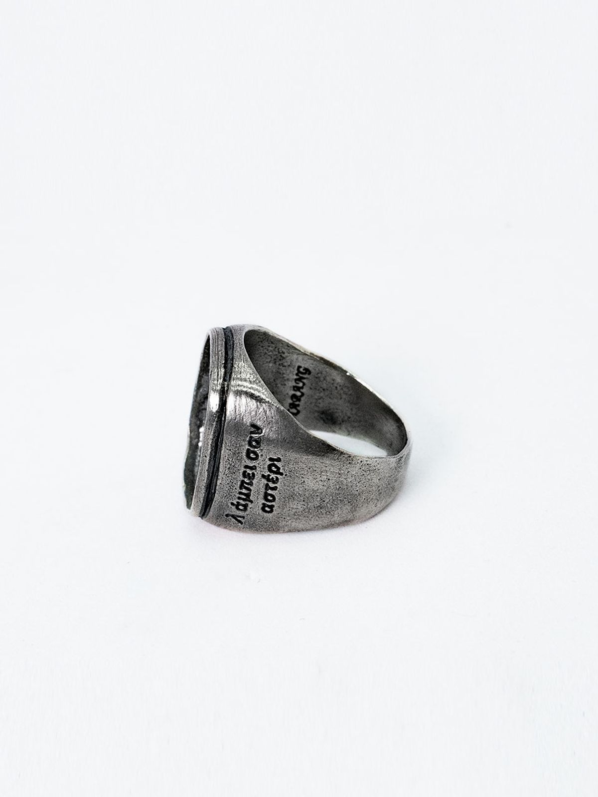 하랑(HARANG) HR 214R_Rectangle Silver Seal Ring