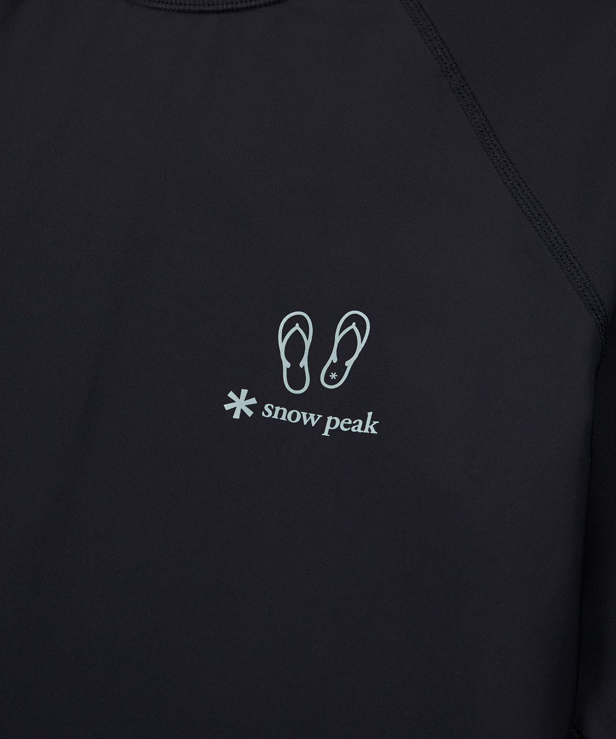 스노우피크 어패럴(SNOWPEAK APPAREL) 루즈핏 남성 긴팔 래쉬가드 Black (S24MMWSW06)