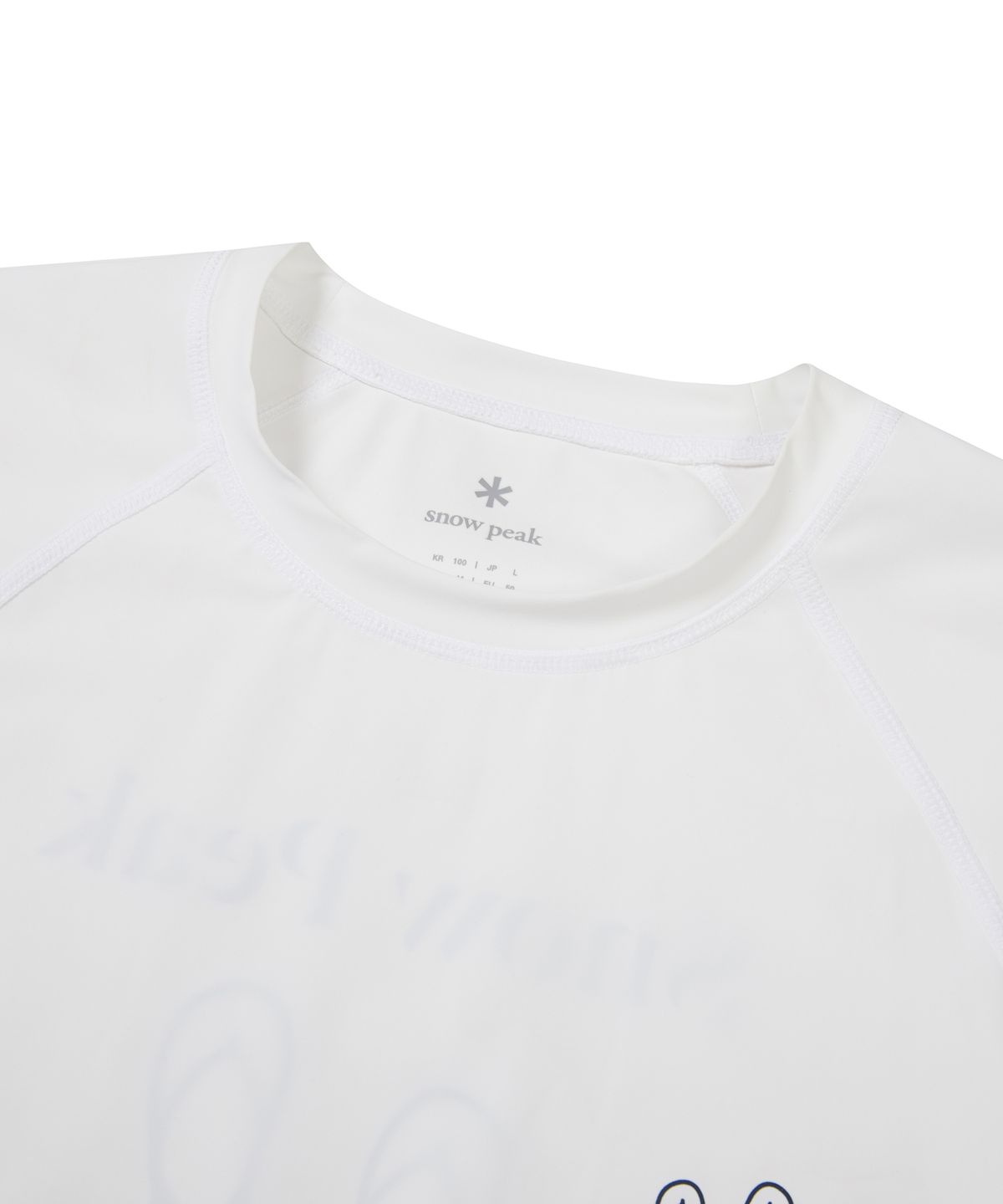 스노우피크 어패럴(SNOWPEAK APPAREL) 루즈핏 남성 긴팔 래쉬가드 Off White (S24MMWSW06)