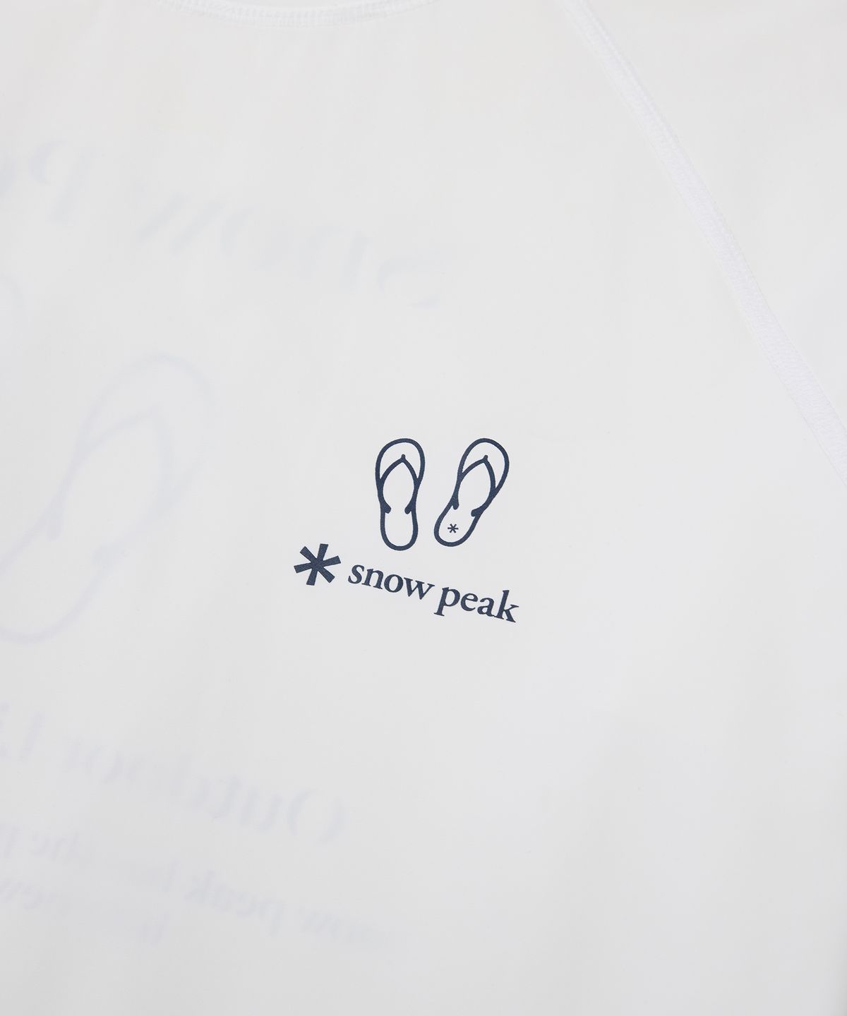 스노우피크 어패럴(SNOWPEAK APPAREL) 루즈핏 남성 긴팔 래쉬가드 Off White (S24MMWSW06)