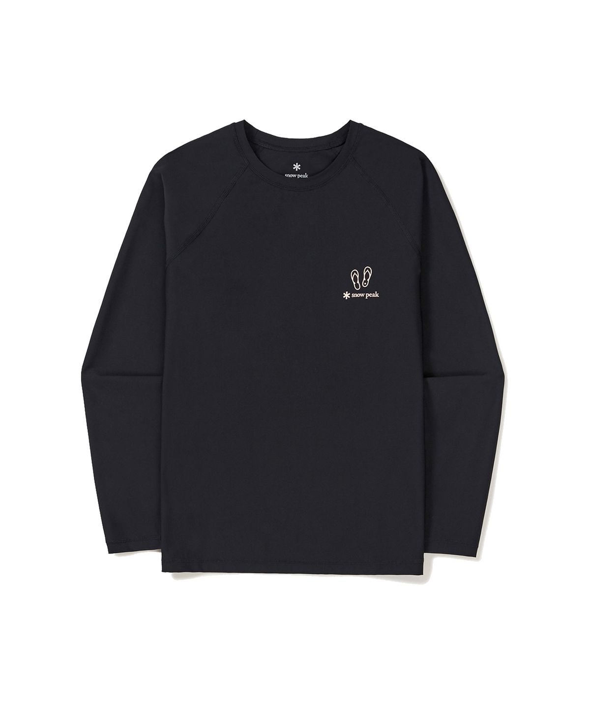 스노우피크 어패럴(SNOWPEAK APPAREL) 루즈핏 여성 긴팔 래쉬가드 Black (S24MWWSW07)