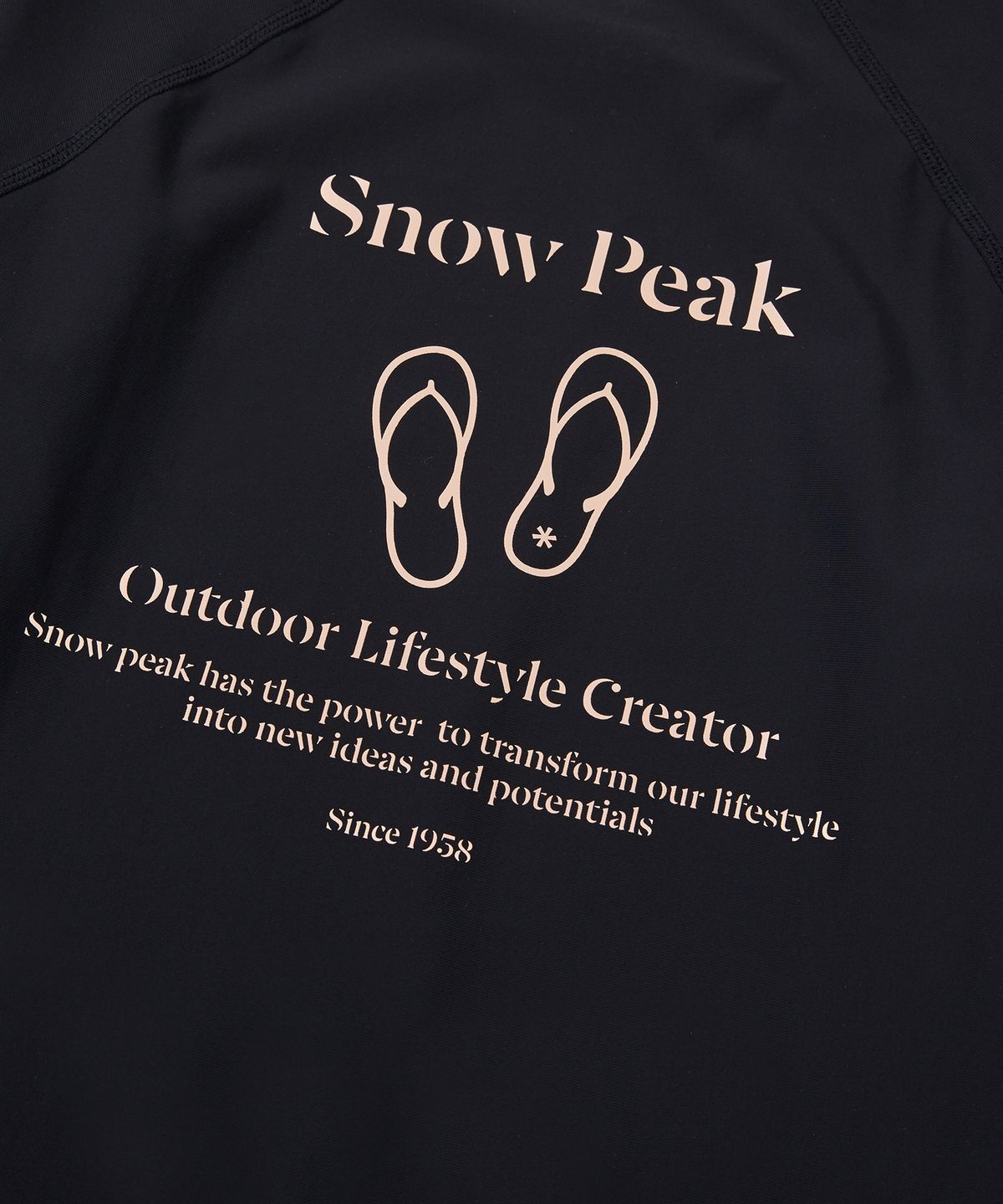 스노우피크 어패럴(SNOWPEAK APPAREL) 루즈핏 여성 긴팔 래쉬가드 Black (S24MWWSW07)