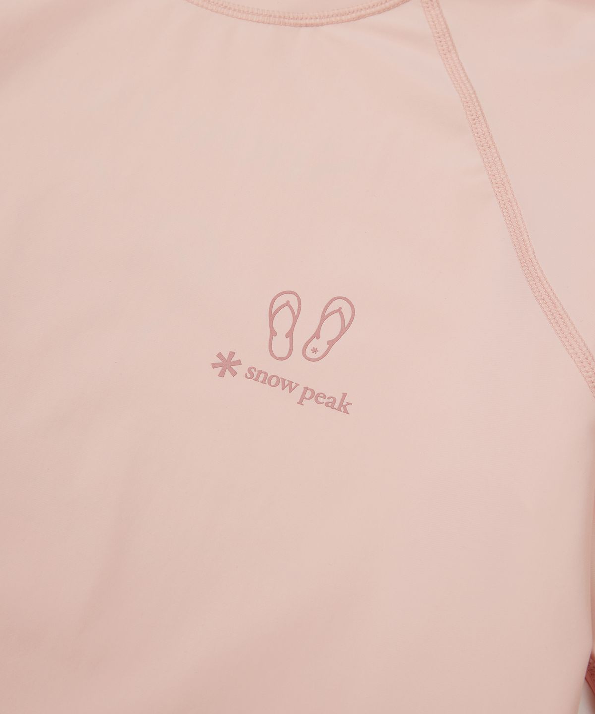 스노우피크 어패럴(SNOWPEAK APPAREL) 루즈핏 여성 긴팔 래쉬가드 Light Pink (S24MWWSW07)