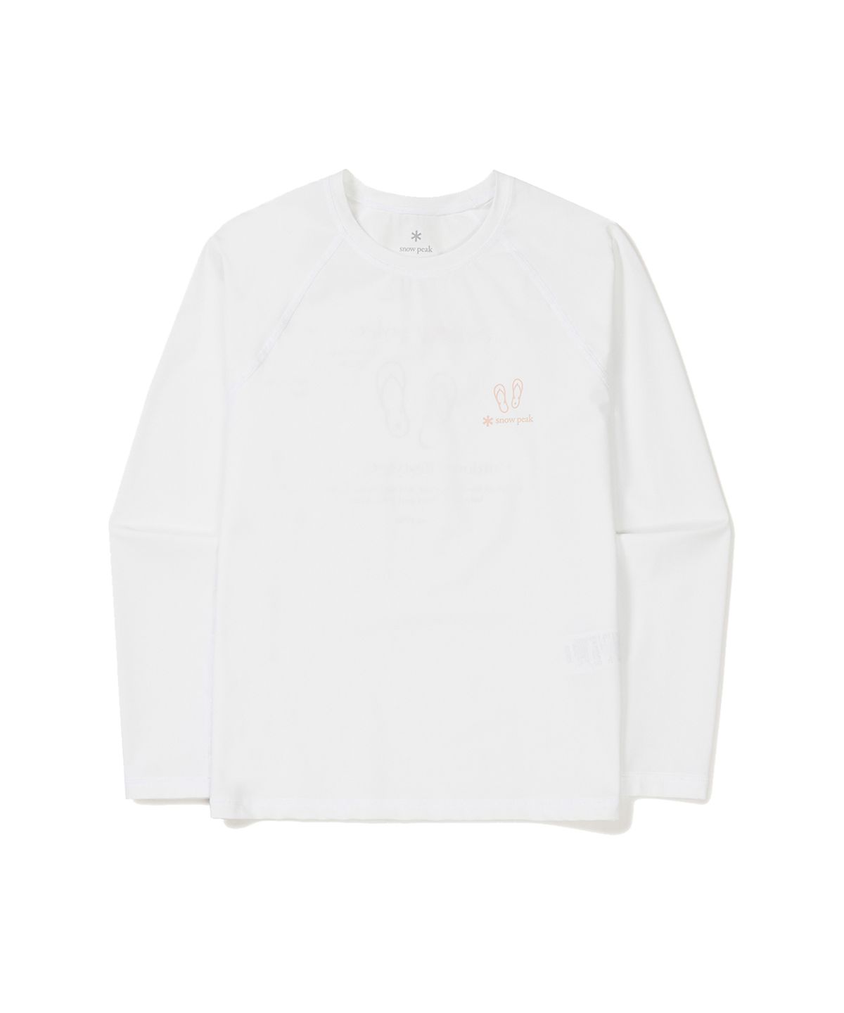 스노우피크 어패럴(SNOWPEAK APPAREL) 루즈핏 여성 긴팔 래쉬가드 Off White (S24MWWSW07)