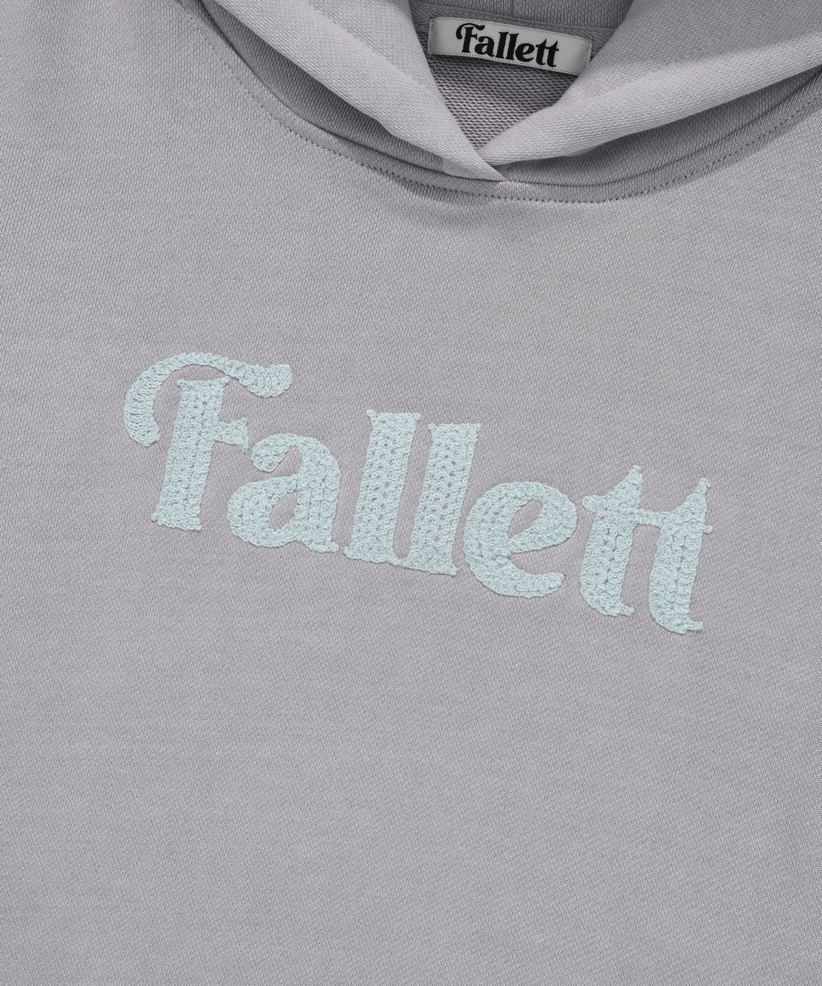 팔렛(FALLETT) 스토리 로고 후드 라이트 퍼플