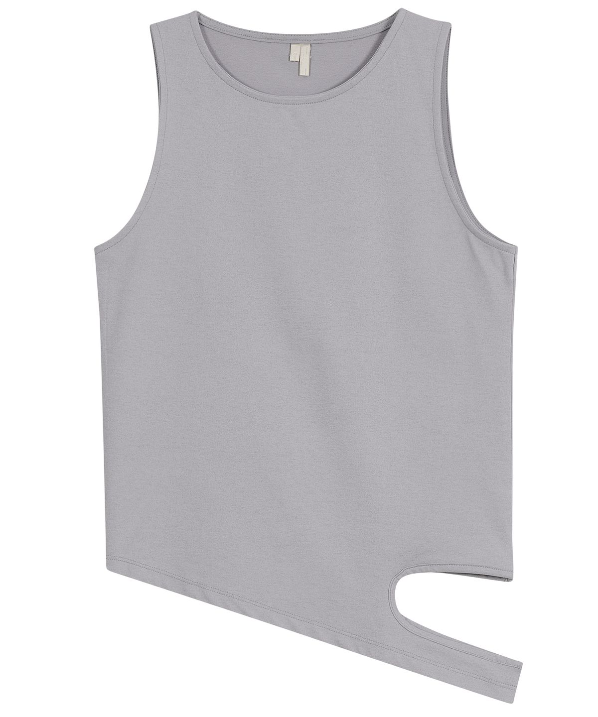 타입서비스(TYPESERVICE) Asymmetry Cut Out Sleeveless [Gray]