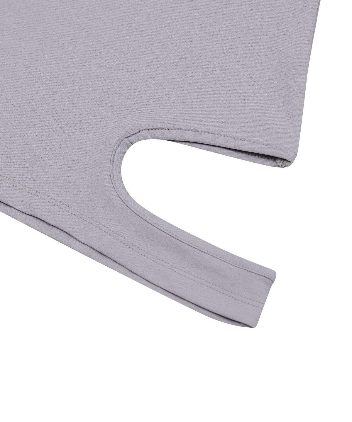 타입서비스(TYPESERVICE) Asymmetry Cut Out Sleeveless [Gray]