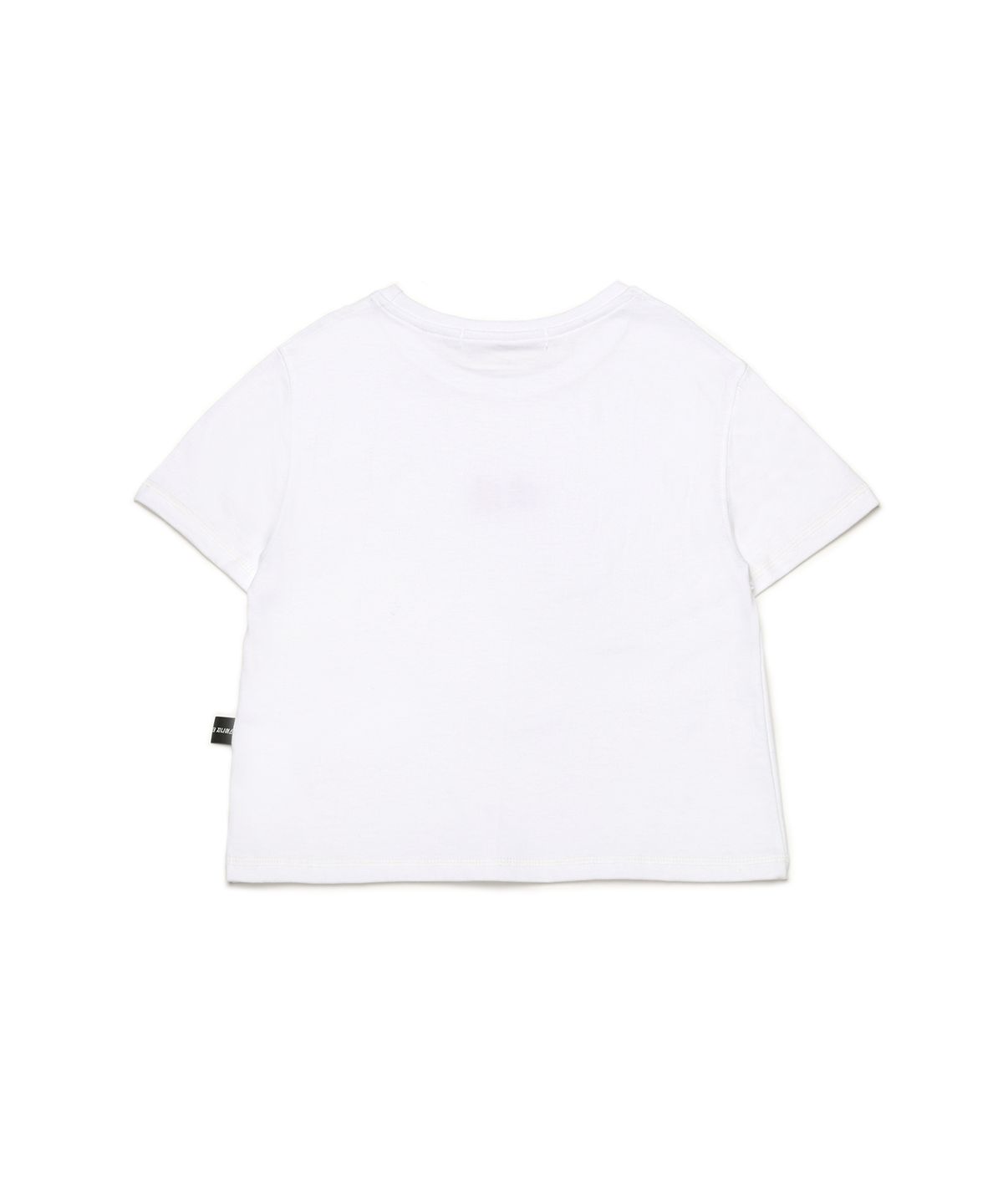 씨웨어 바이 더 지니어스(C WEAR BY THE GENIUS) 낭만 크롭 티셔츠 화이트