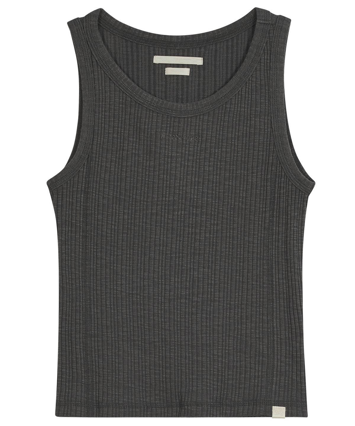 타입서비스(TYPESERVICE) Basic Stitch Sleeveless [Charcoal]