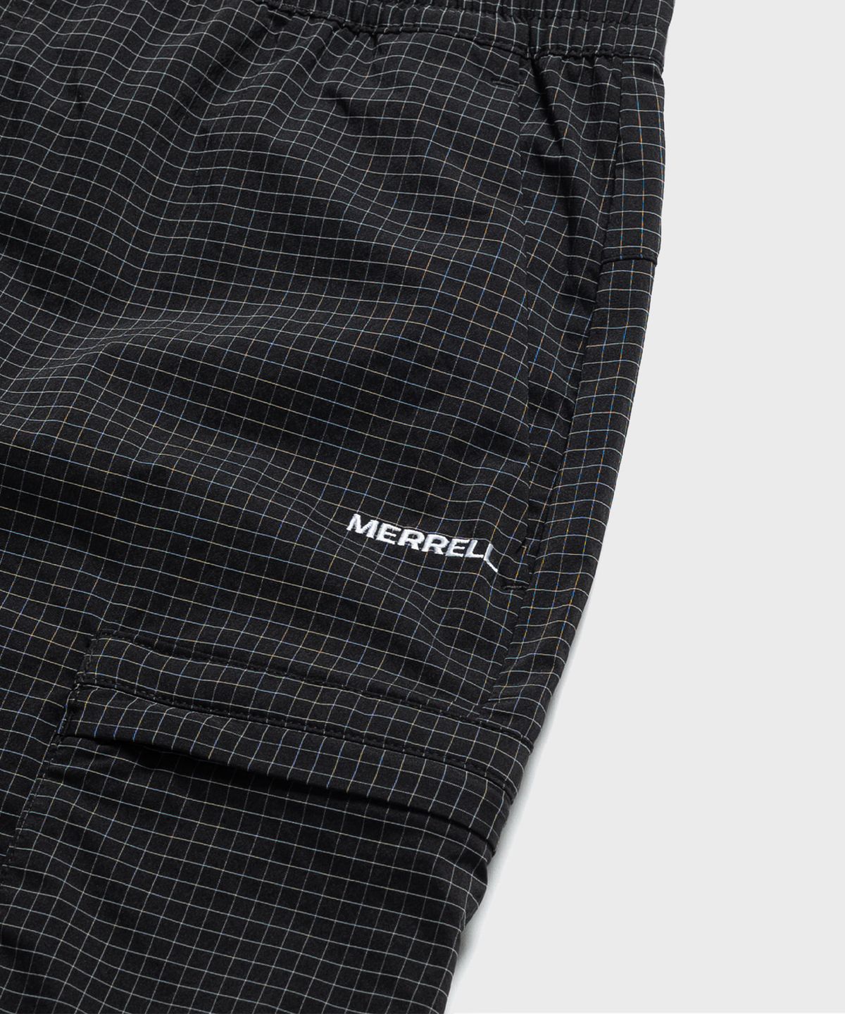 머렐(MERRELL) [UNISEX] 하이크 립스탑 카고 하프 팬츠 BLACK