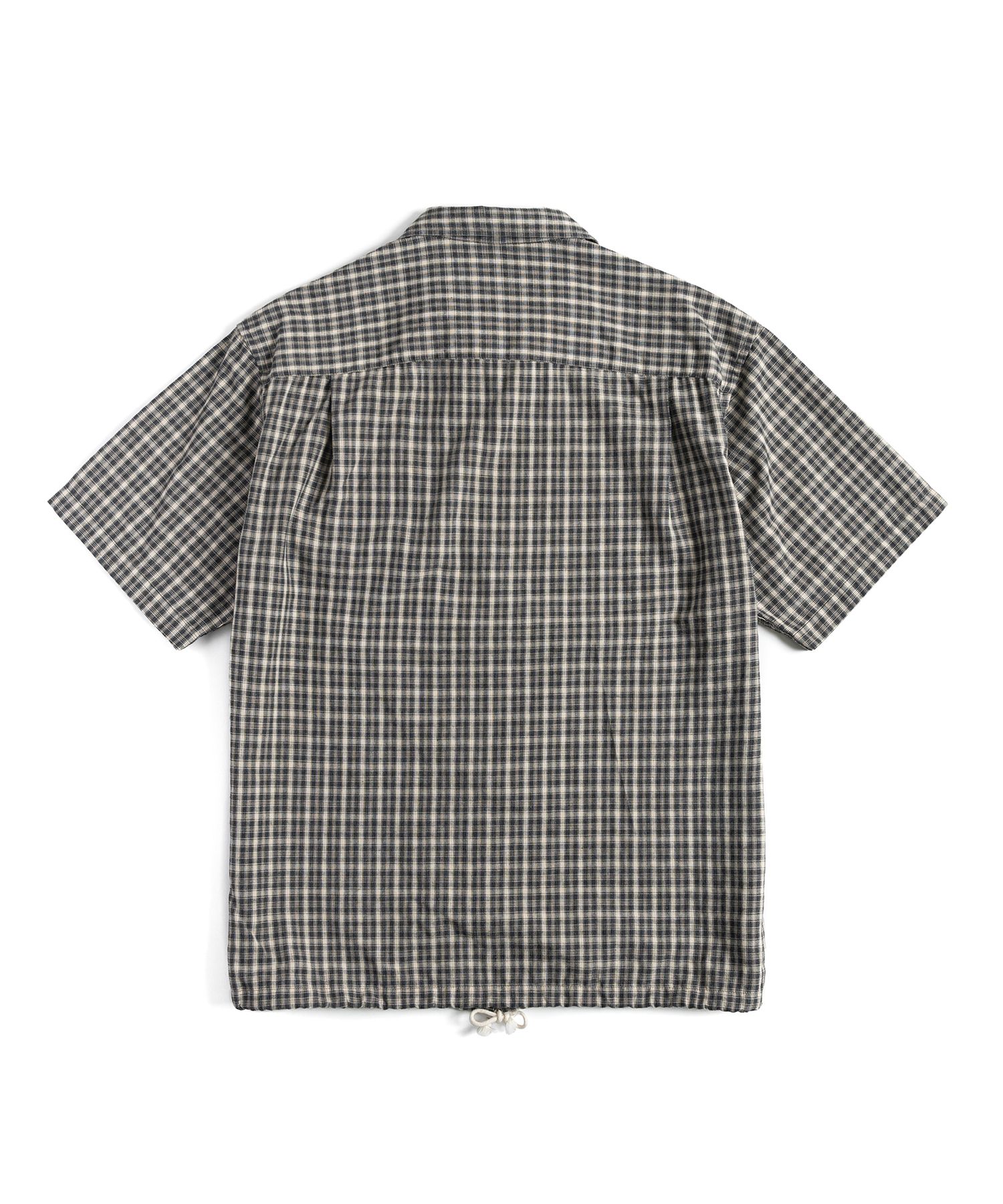 MUSINSA | WILD BRICKS SR OPEN COLLAR SHIRT (black)