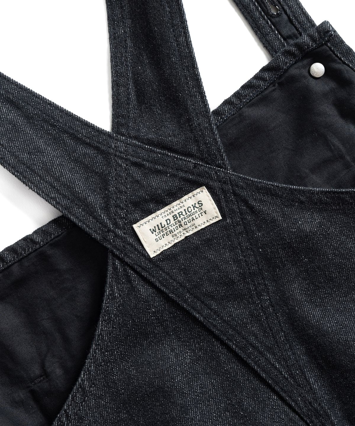 와일드 브릭스(WILD BRICKS) LW CARPENTER OVERALLS (black)