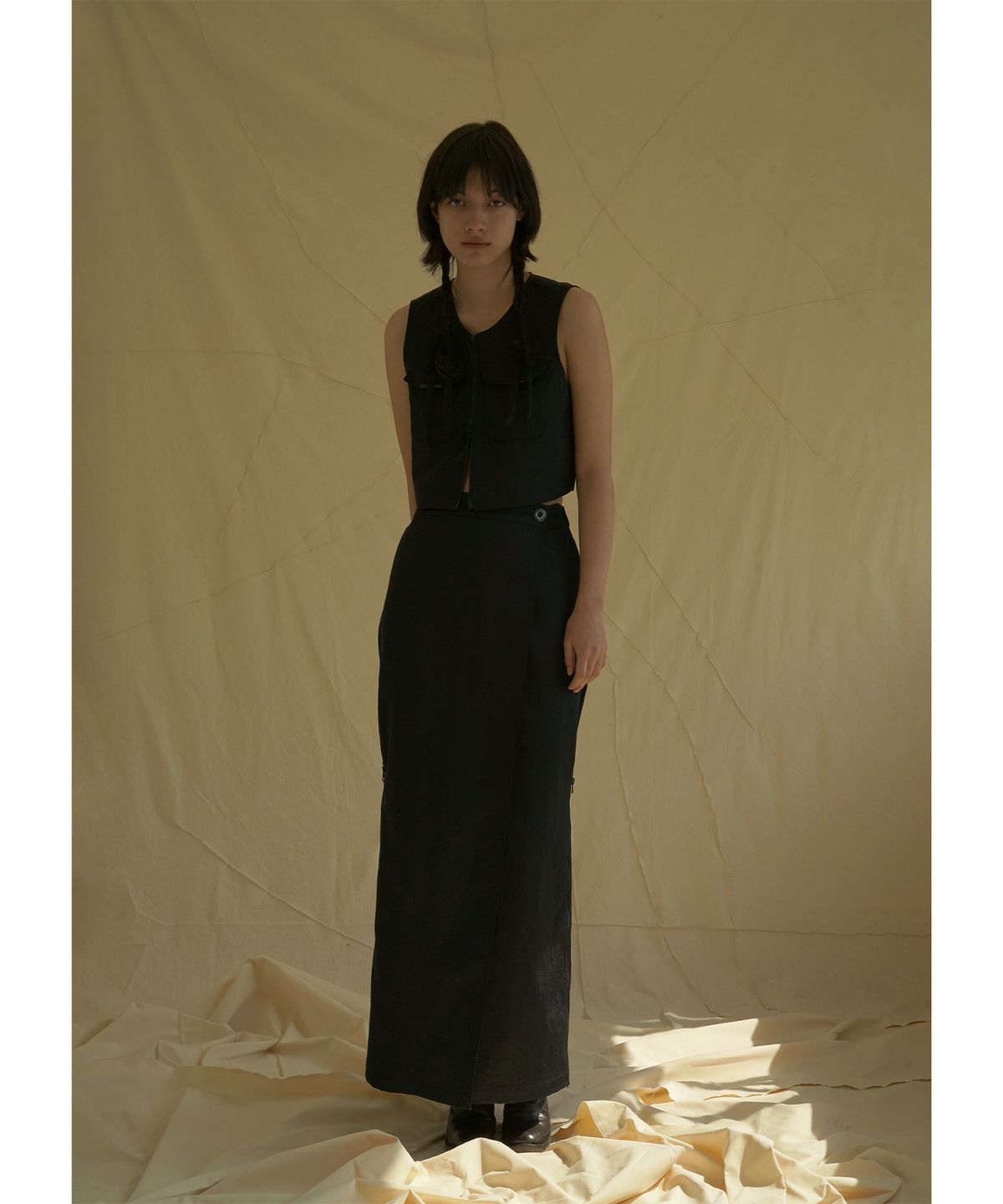 루드(LUDE) VEST_#01_KOREAN FABRIC