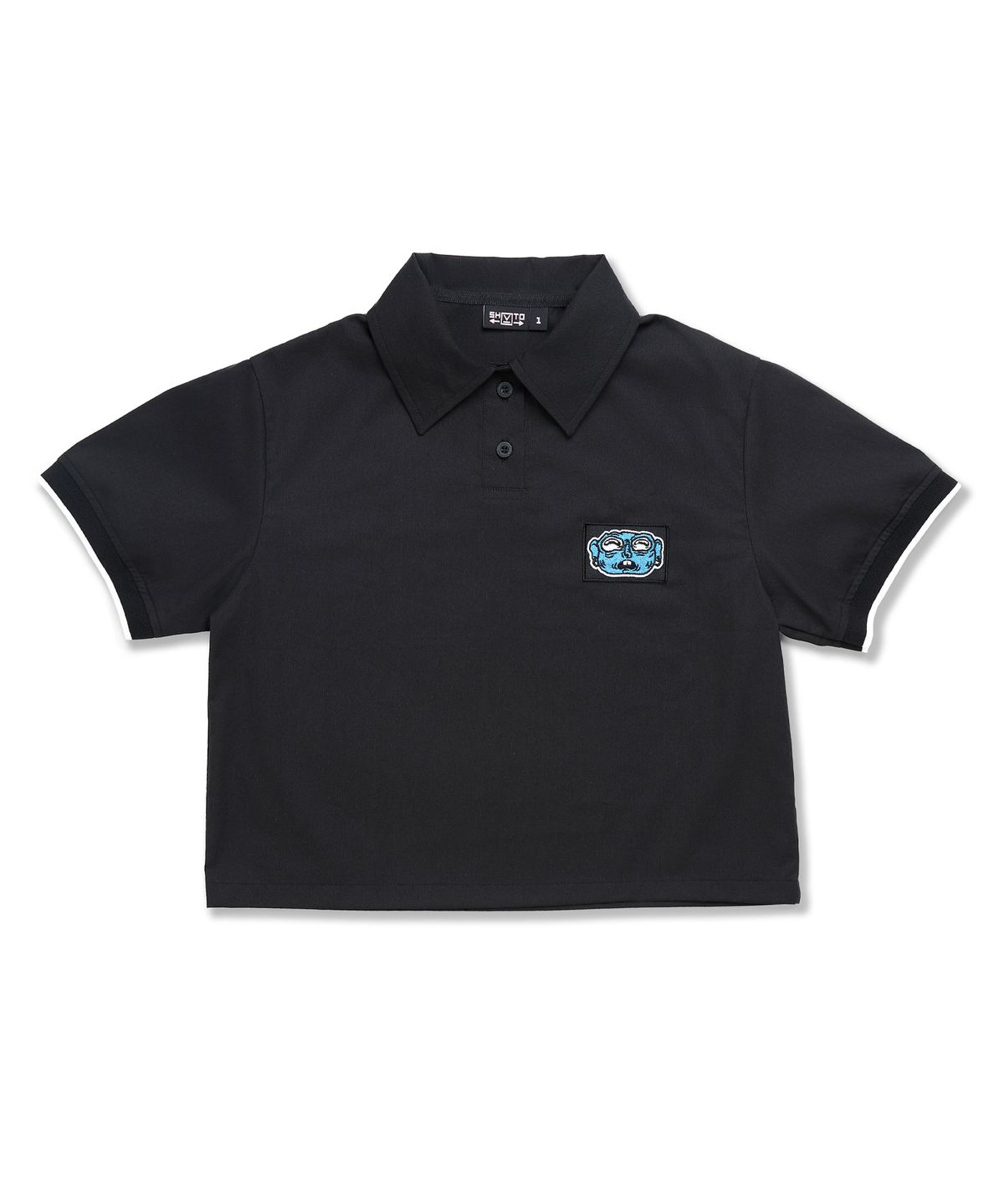 슈브토(SHVTO) Crop polo shirt