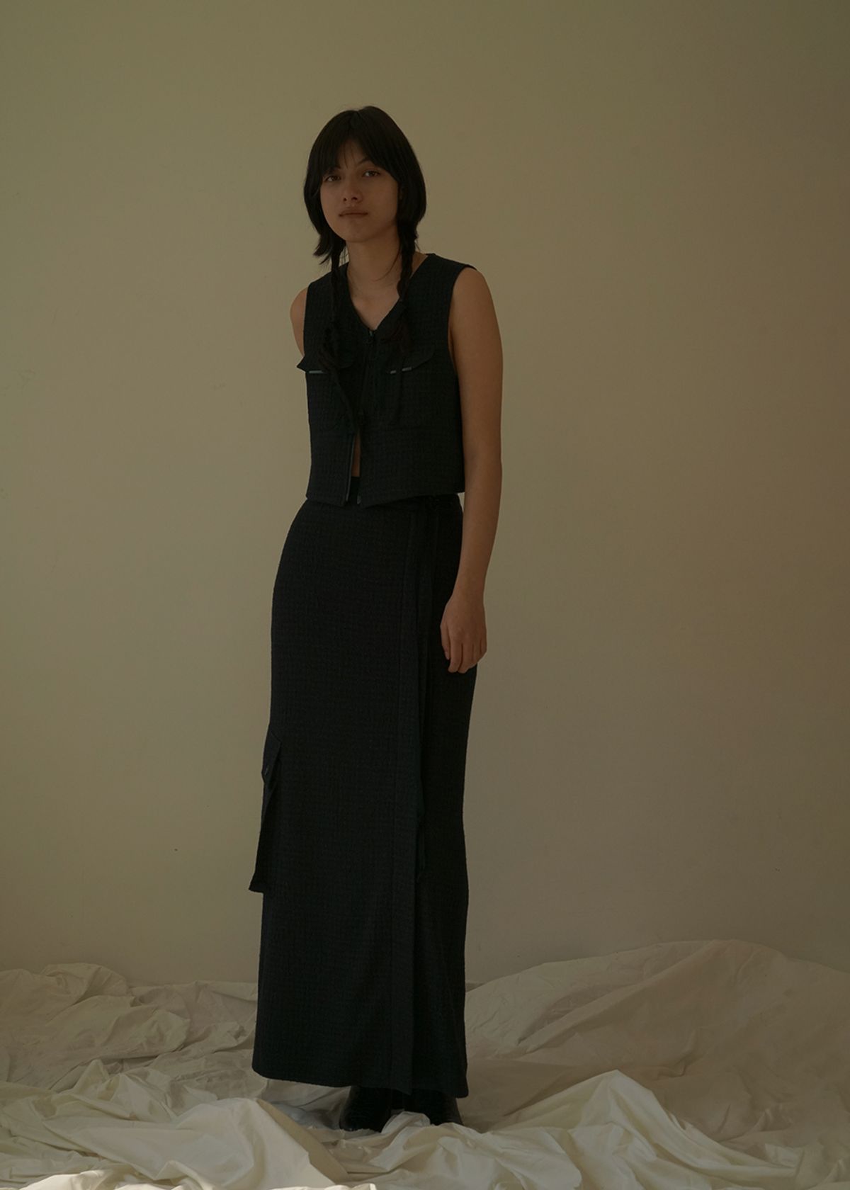 루드(LUDE) SKIRT_#02_ITALIAN FABRIC