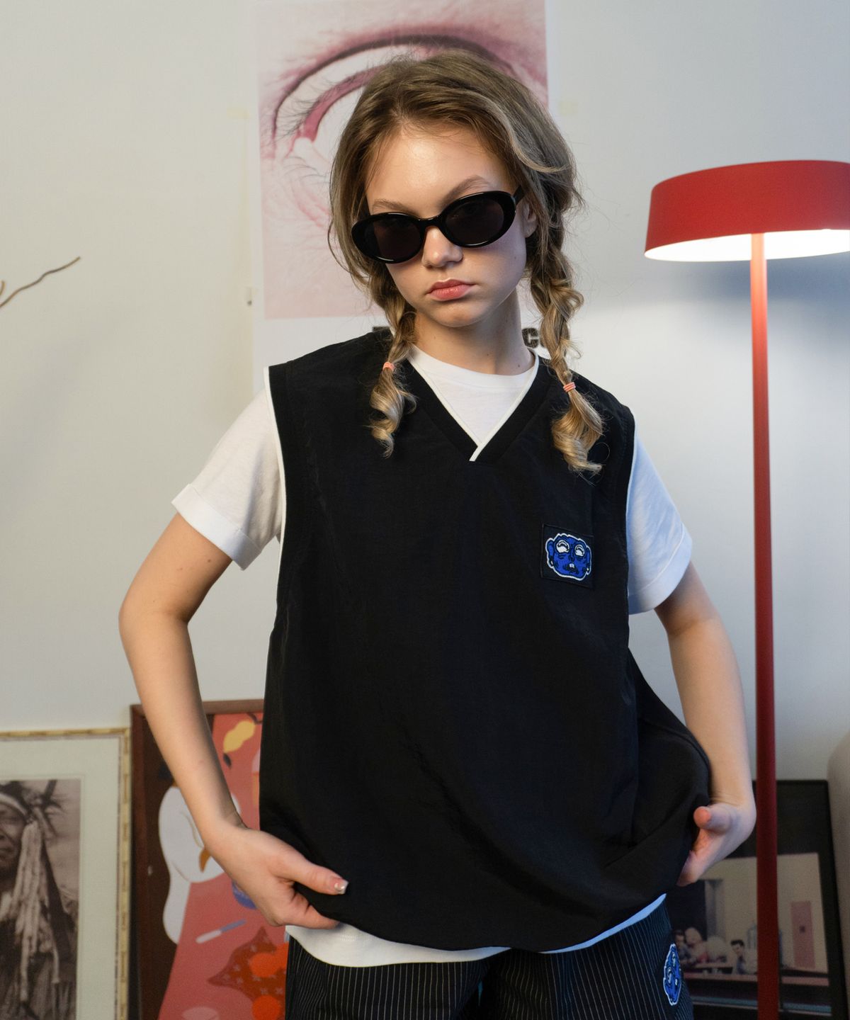 슈브토(SHVTO) Easy nylon vest black