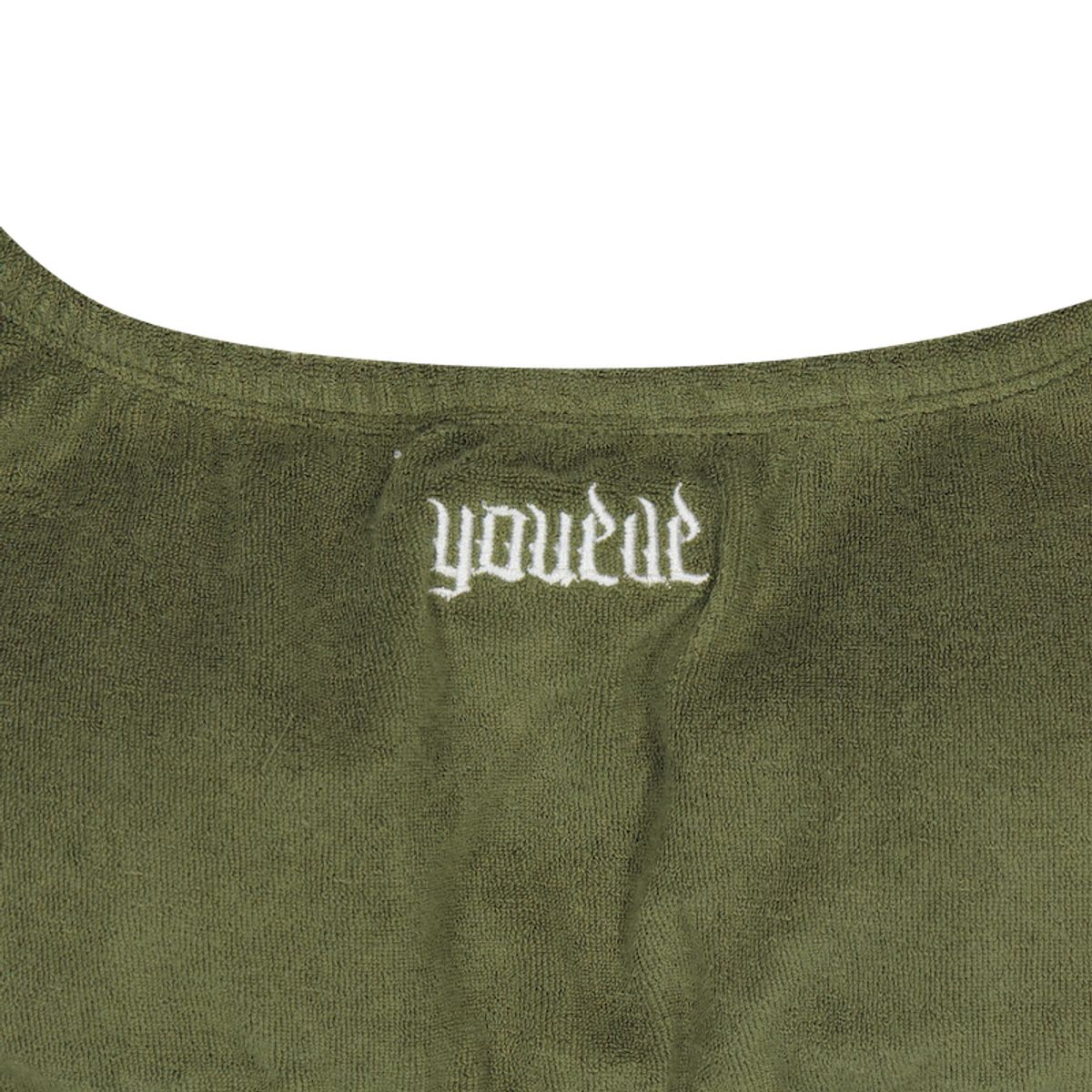 유이브(YOUEVE) 로고 웨이브 비키니 세트 카키