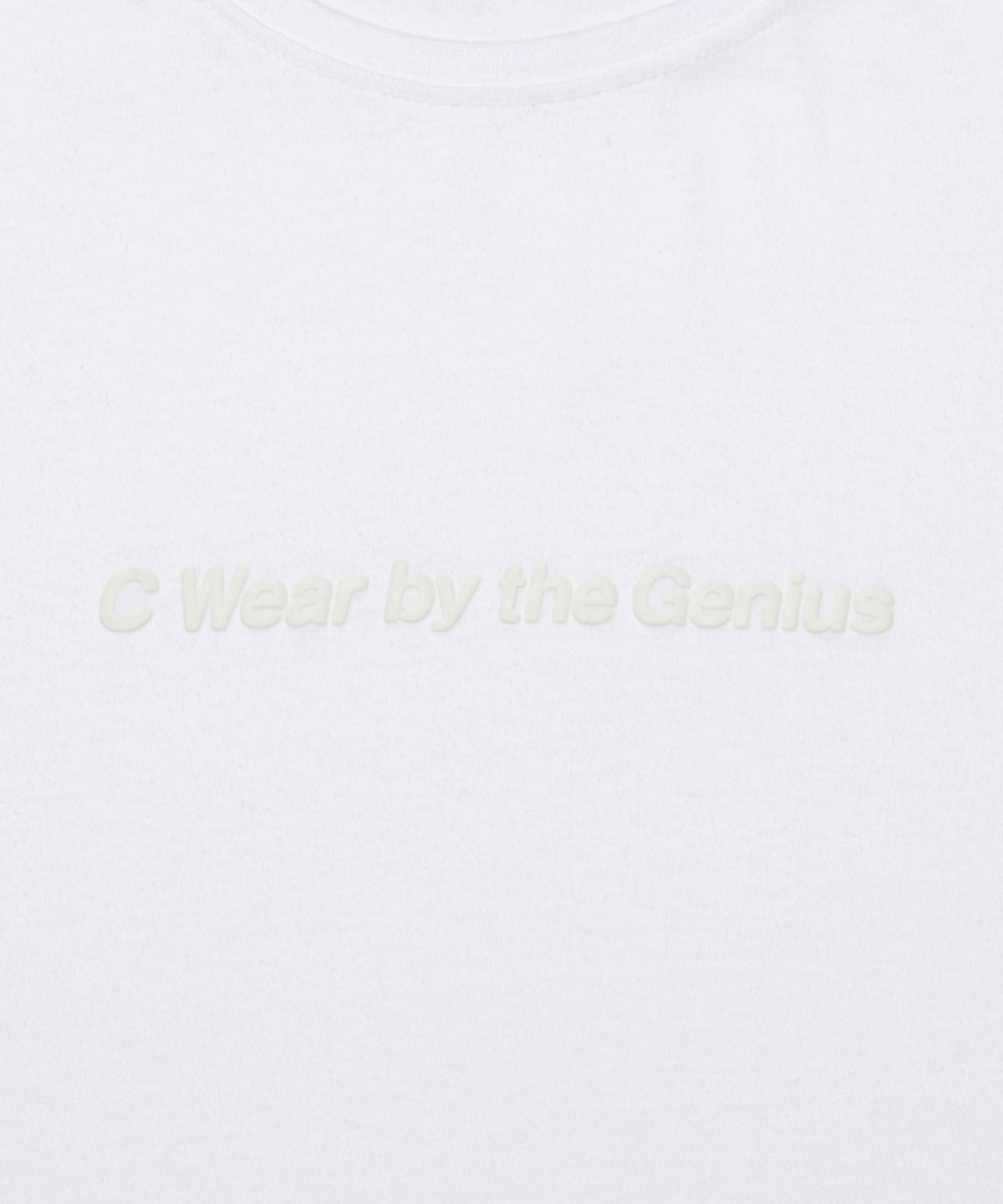 씨웨어 바이 더 지니어스(C WEAR BY THE GENIUS) 씨웨어 오버사이즈 티셔츠 화이트