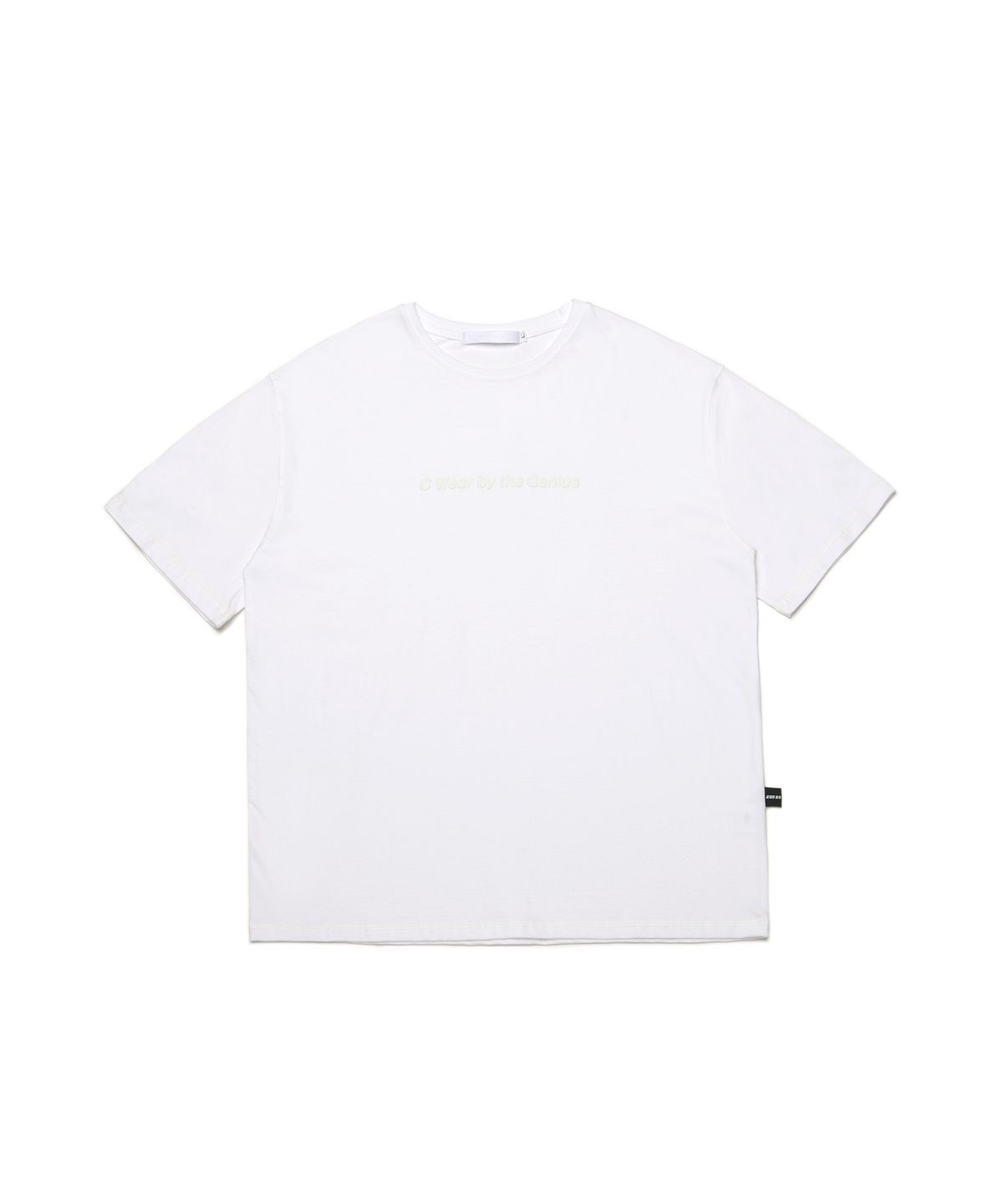 씨웨어 바이 더 지니어스(C WEAR BY THE GENIUS) 씨웨어 오버사이즈 티셔츠 화이트