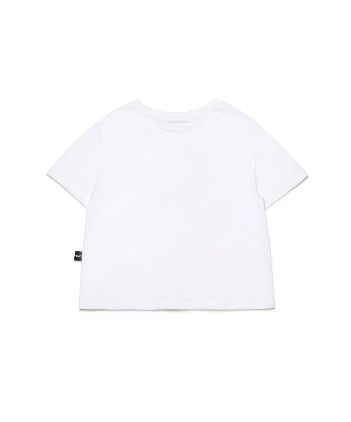 씨웨어 바이 더 지니어스(C WEAR BY THE GENIUS) 씨웨어 크롭 티셔츠 화이트