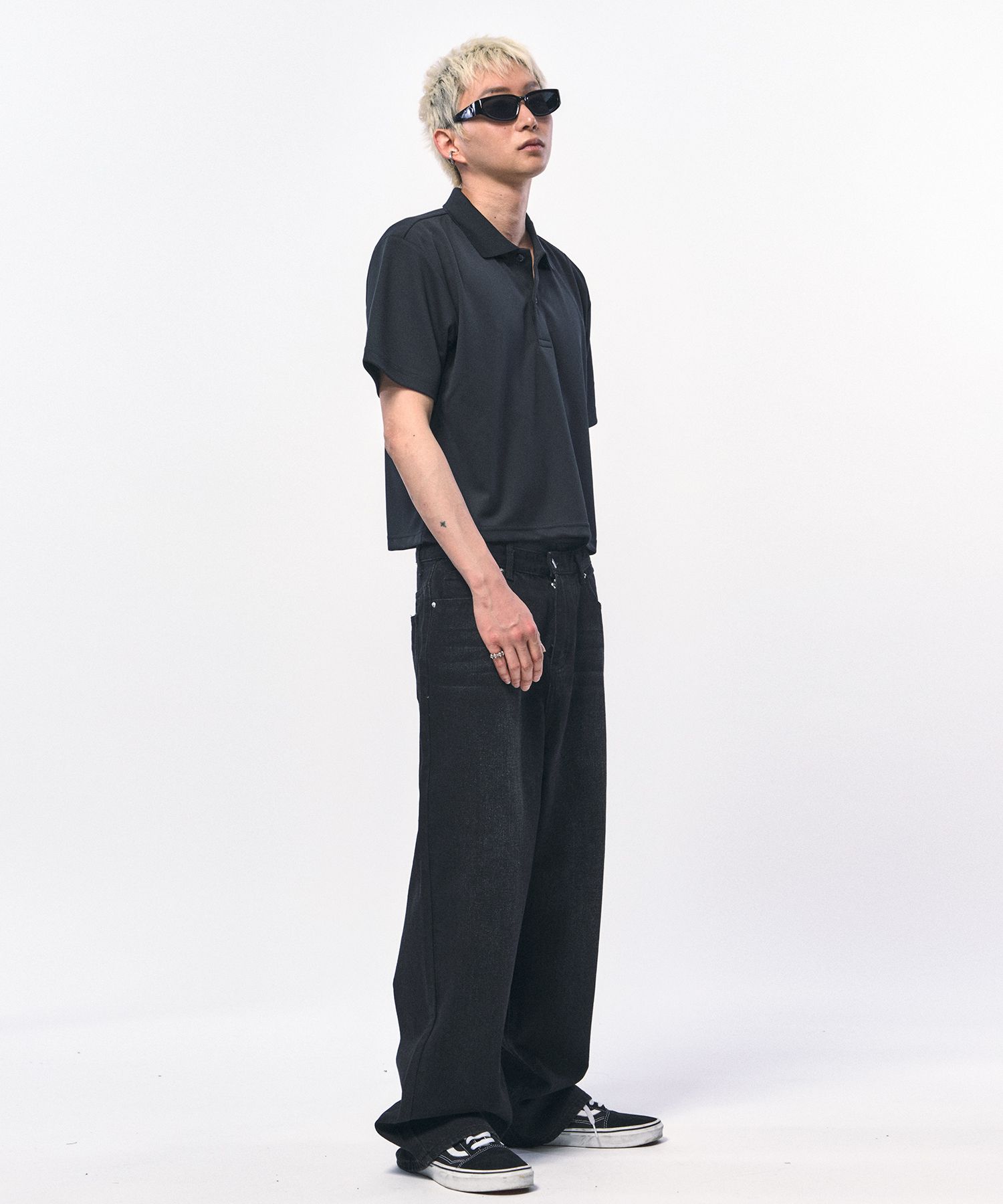 MUSINSA公式 | C WEAR BY THE GENIUS メンズクロップピケポロシャツ