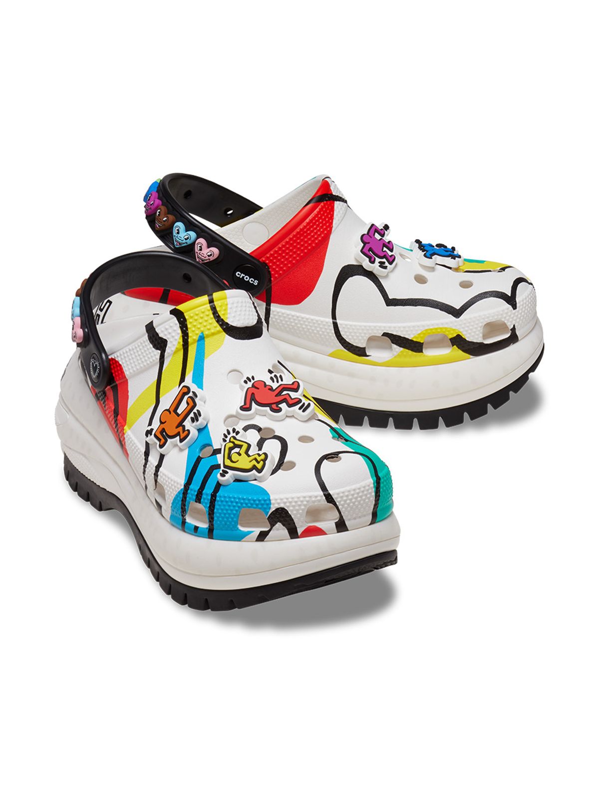 크록스(CROCS) 공용 해링 메가 크러쉬 클로그 BK (24SUCL209822)