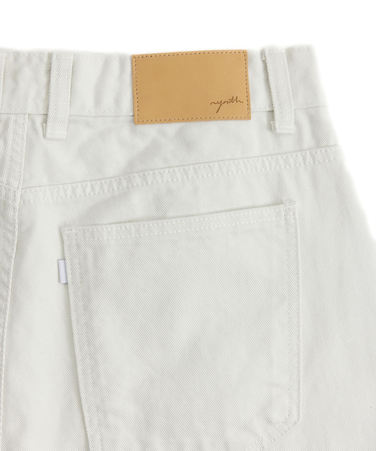 유스(YOUTH) Wide Denim Pants (W) - Light Grey