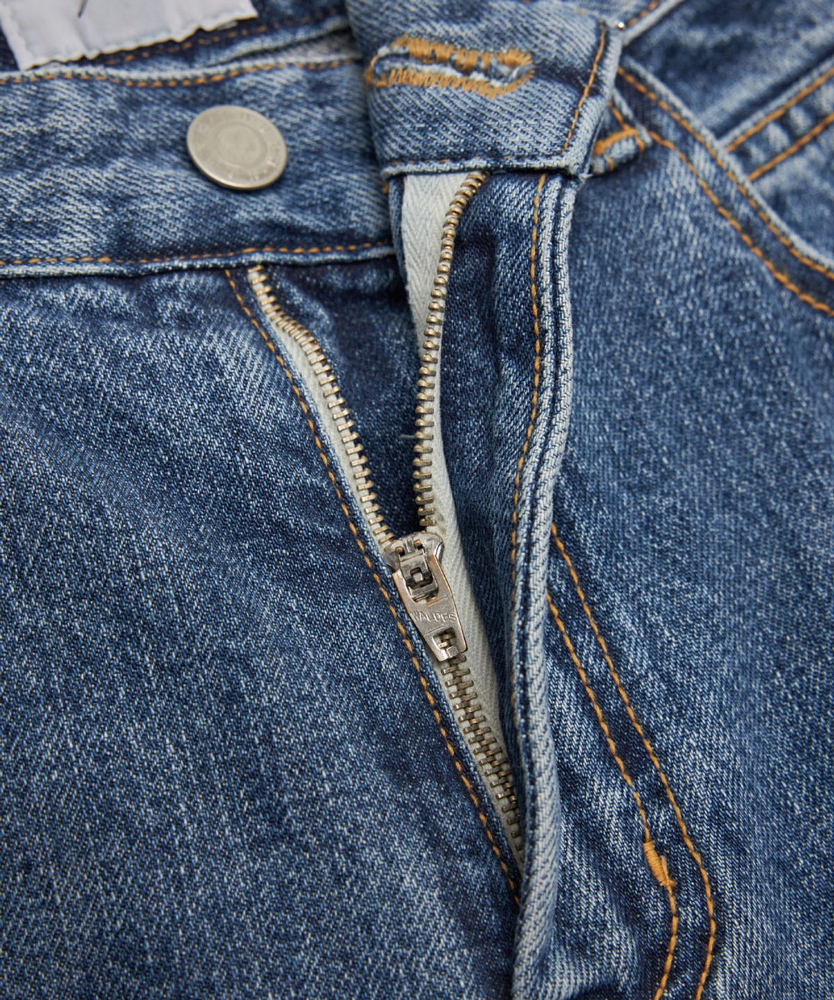 유스(YOUTH) Structured Flared Denim Pants - Medium Blue