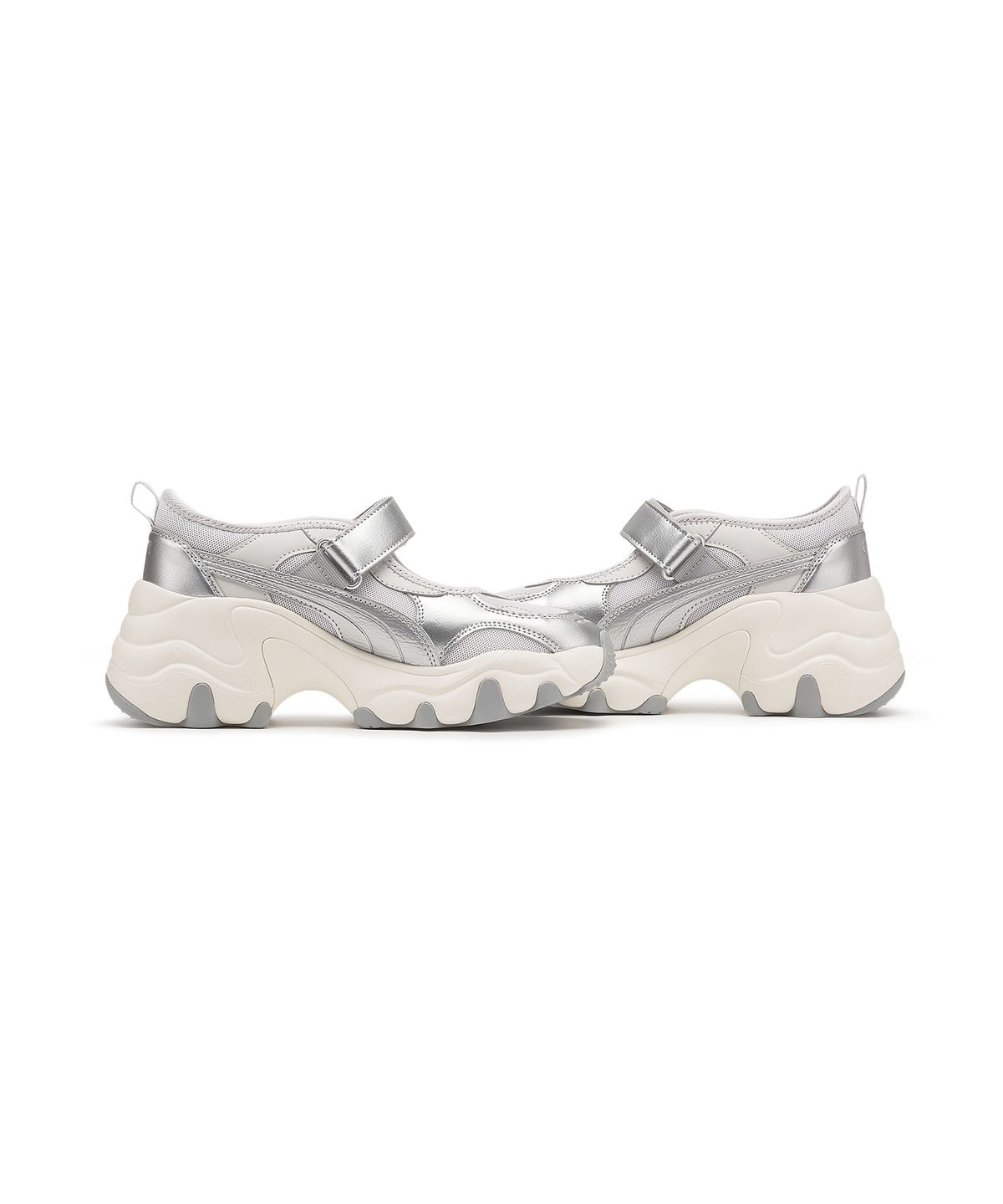 푸마(PUMA) 펄사 웨지 우먼스 샌들 - 그레이:실버 / 398677-06