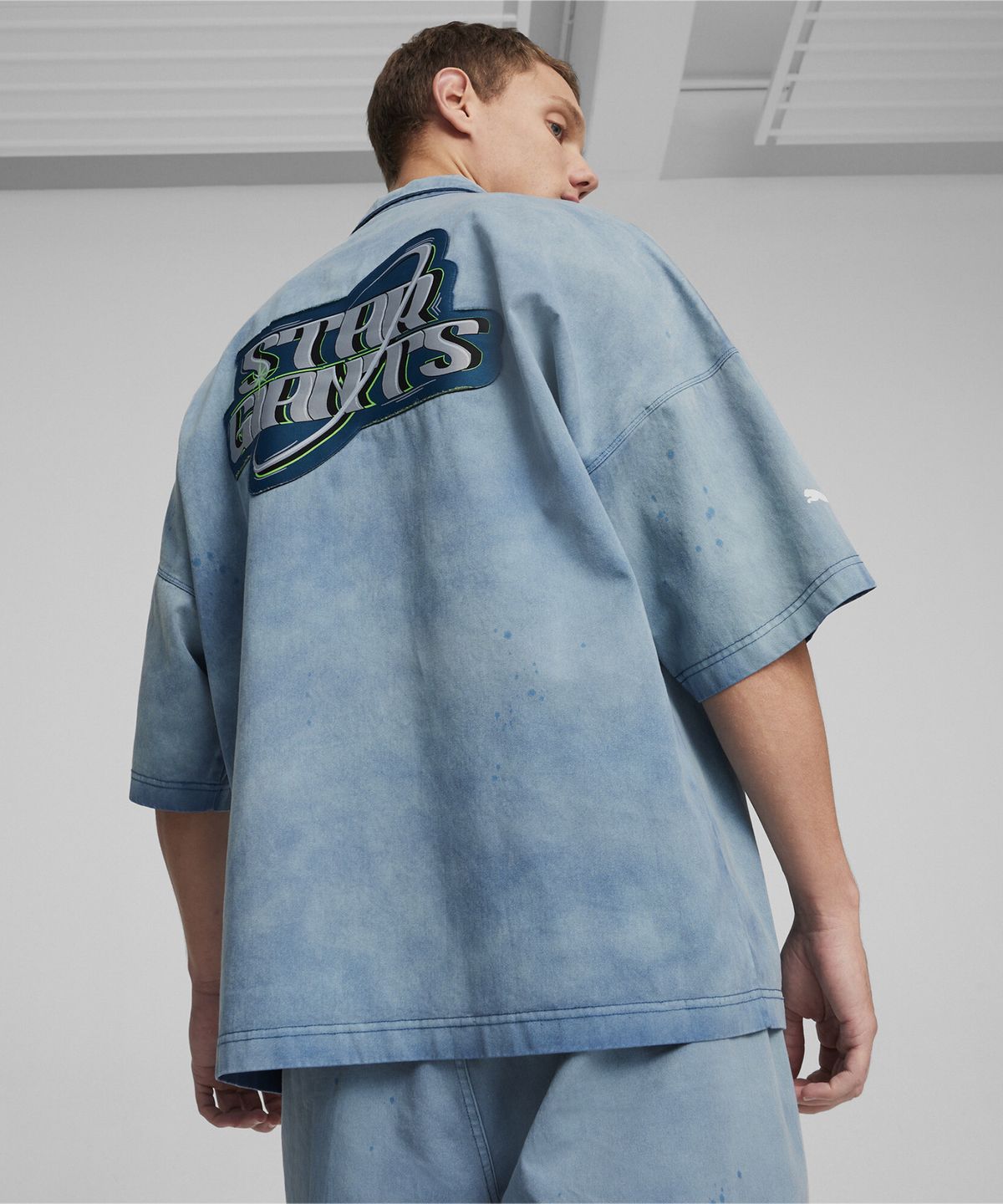푸마(PUMA) MAPF1 크루 셔츠 - 오션 트로픽 / 623701-07