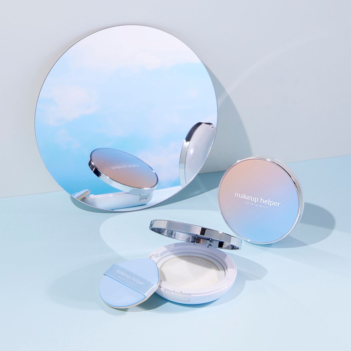 메이크업헬퍼(MAKEUP HELPER) 비건 에센스 톤업 선쿠션 SPF50+PA++++