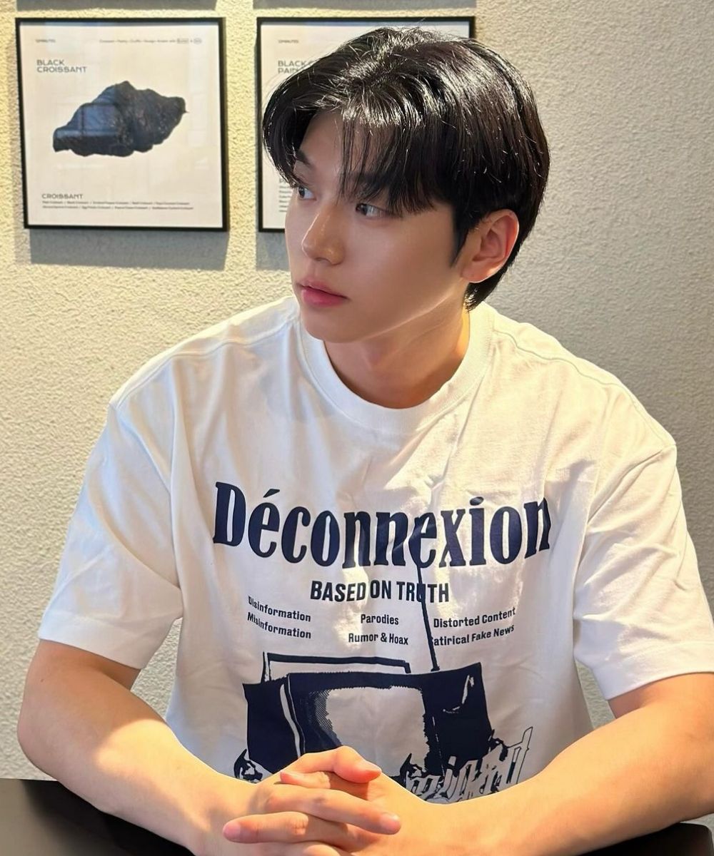 MUSINSA公式 | MAISON MINED TELLY HALF T WHITE