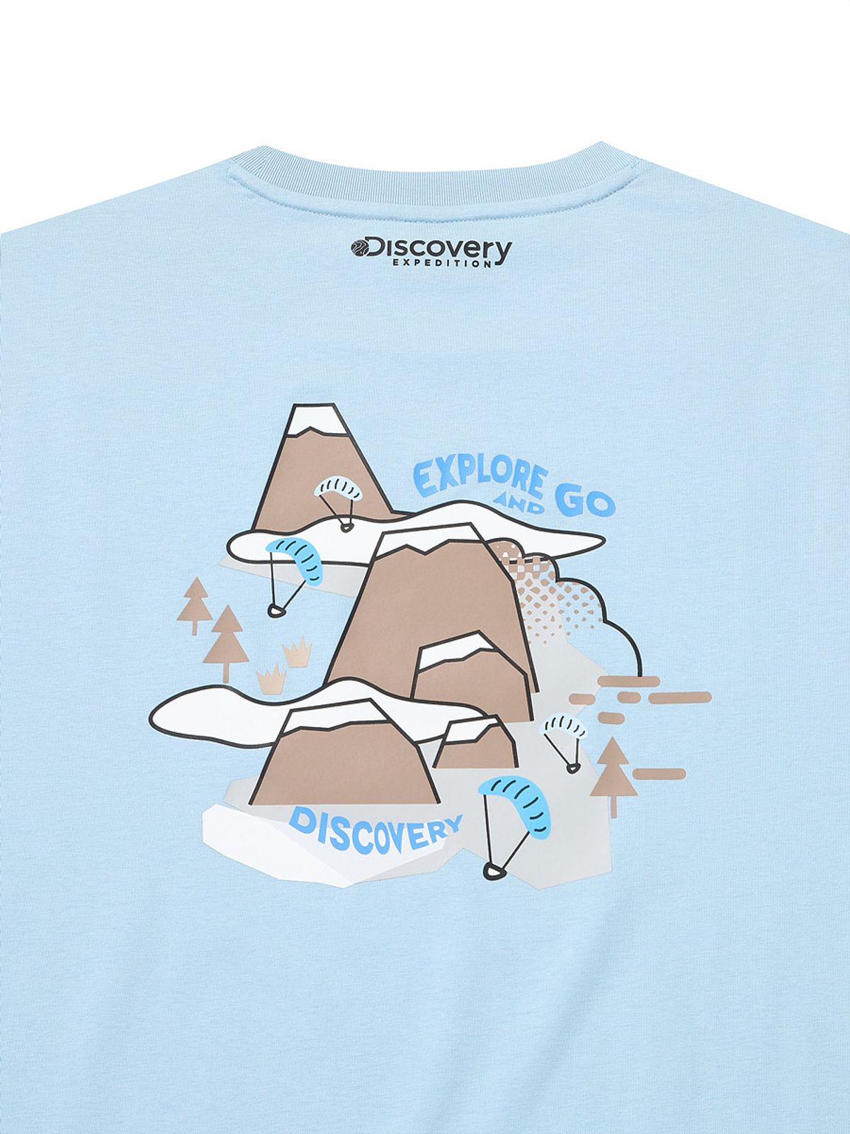 디스커버리 익스페디션(DISCOVERY EXPEDITION) 프레시벤트 그래픽 반팔티셔츠 (D/BLUE)