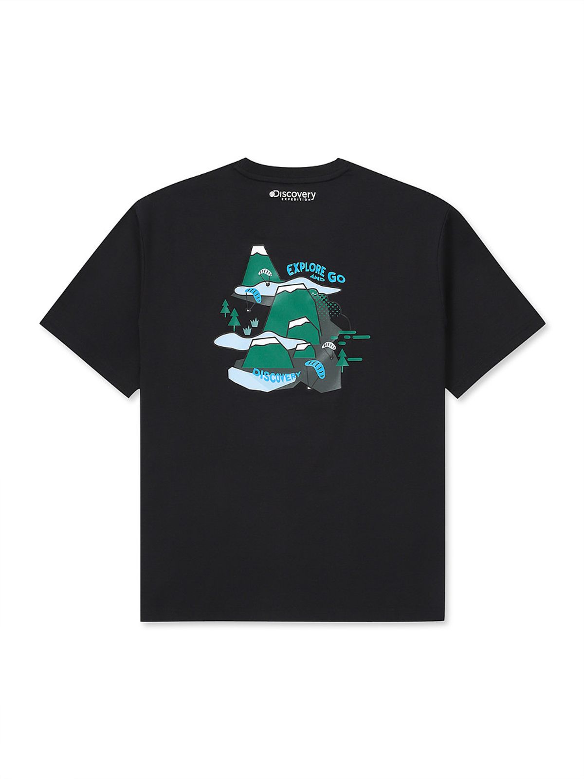 디스커버리 익스페디션(DISCOVERY EXPEDITION) 프레시벤트 그래픽 반팔티셔츠 (BLACK)